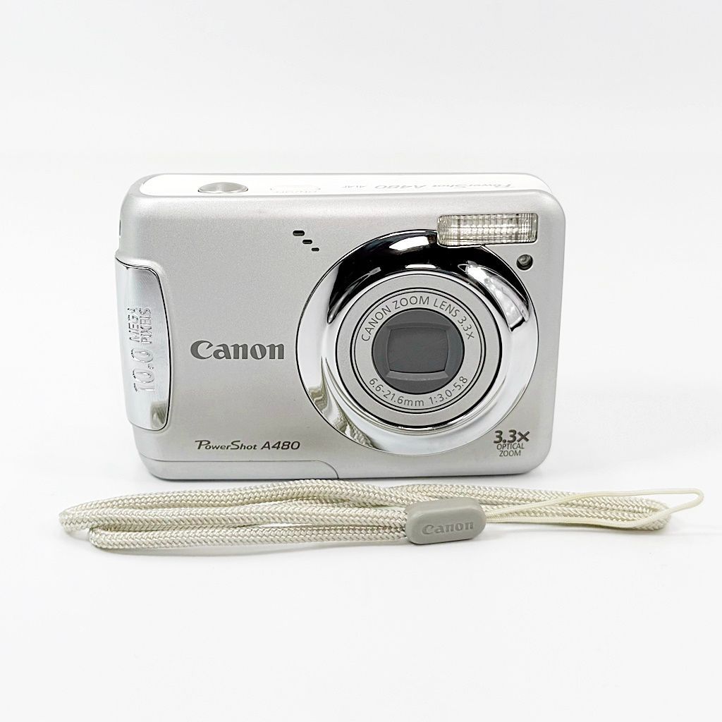キヤノン CANON PowerShot A480 シルバー コンデジ カメラ 【公式通販】