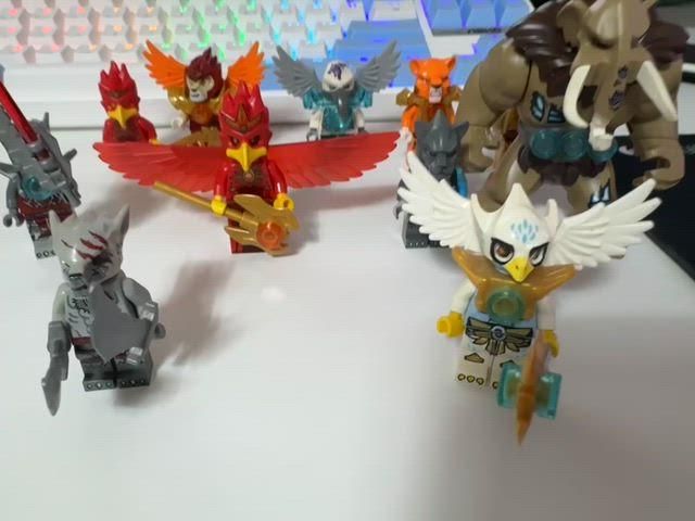 LEGOブロック CHIMI チーマ ミニフィギュア映像にもっと多くのフィギュア