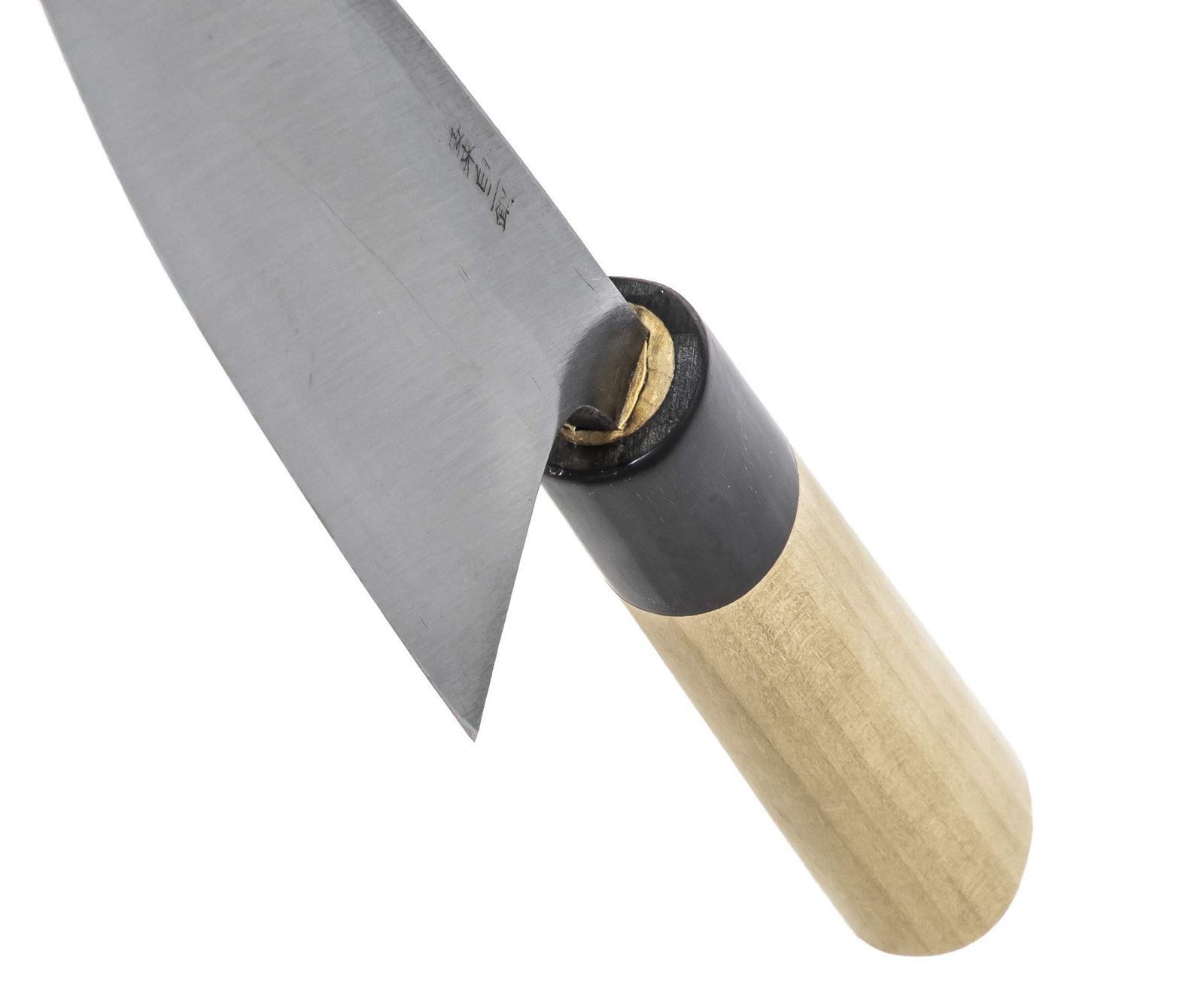 未使用 堺源吉 堺一文字吉國 出刃包丁 150㎜ 安来鋼 白二鋼 水牛柄 日本製 Amazon｜堺一文字吉國 日本製 出刃 包丁 150mm 白二鋼 木柄 堺の包丁