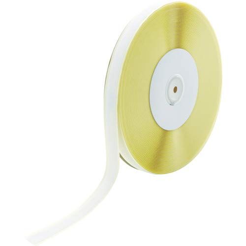 TRUSCO トラスコ マジックテープ 糊付A側 16 mm×25 m 白 TMAN-1625-W