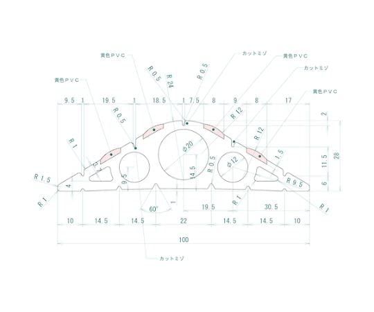 コｰドプロテクタｰ φ20 X 5 m CA 205