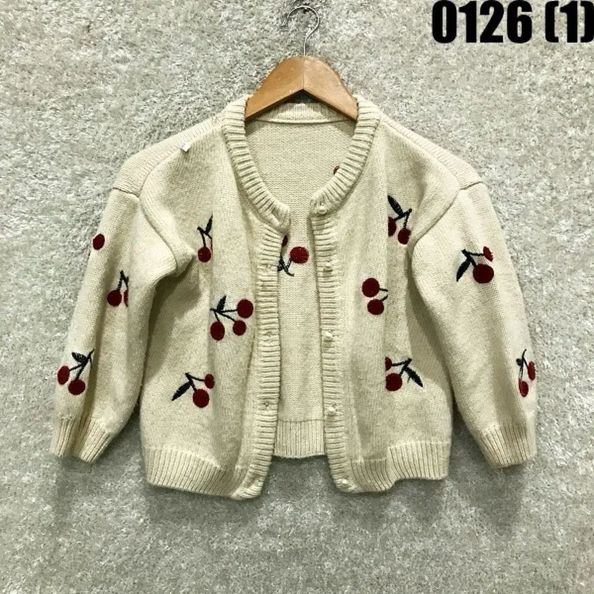 新品　BARRIE アイボリー 刺繍カーディガン 刺繍クルーネックカーディガン【CORSINI ＆ PROTI