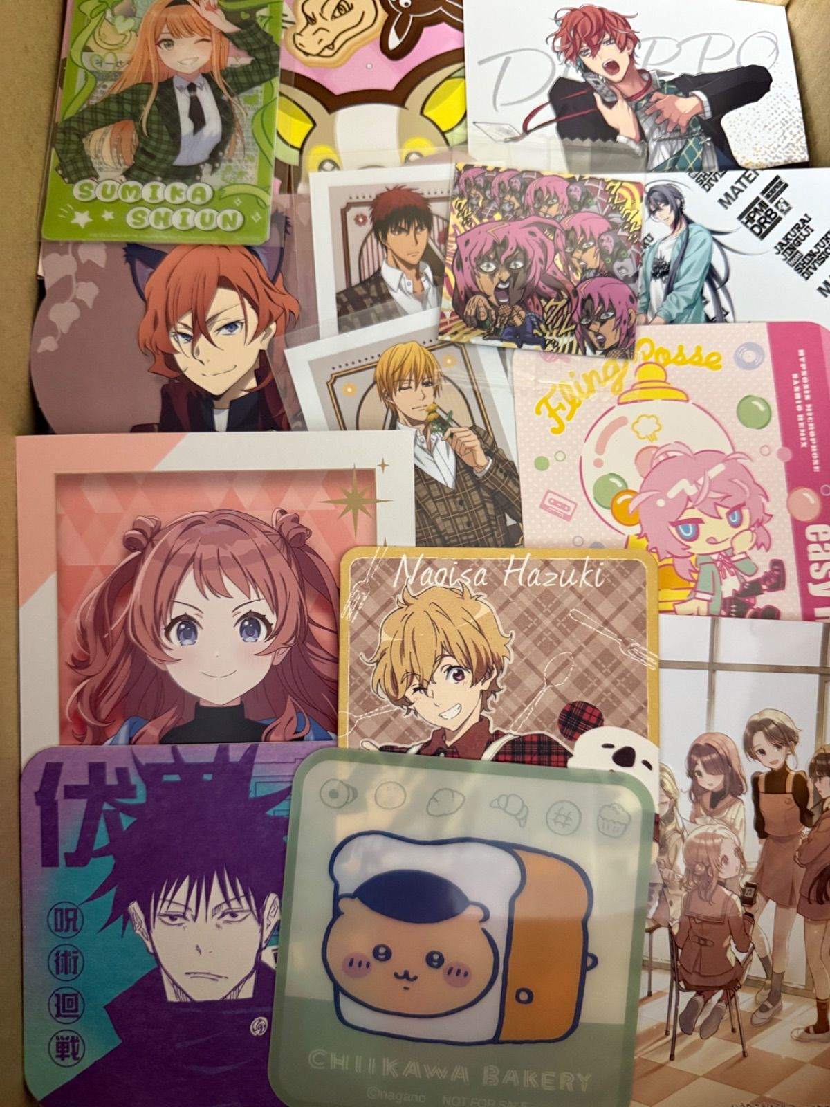 紙類 アニメ ゲーム まとめ売り 大量 コースター ポストカード カード