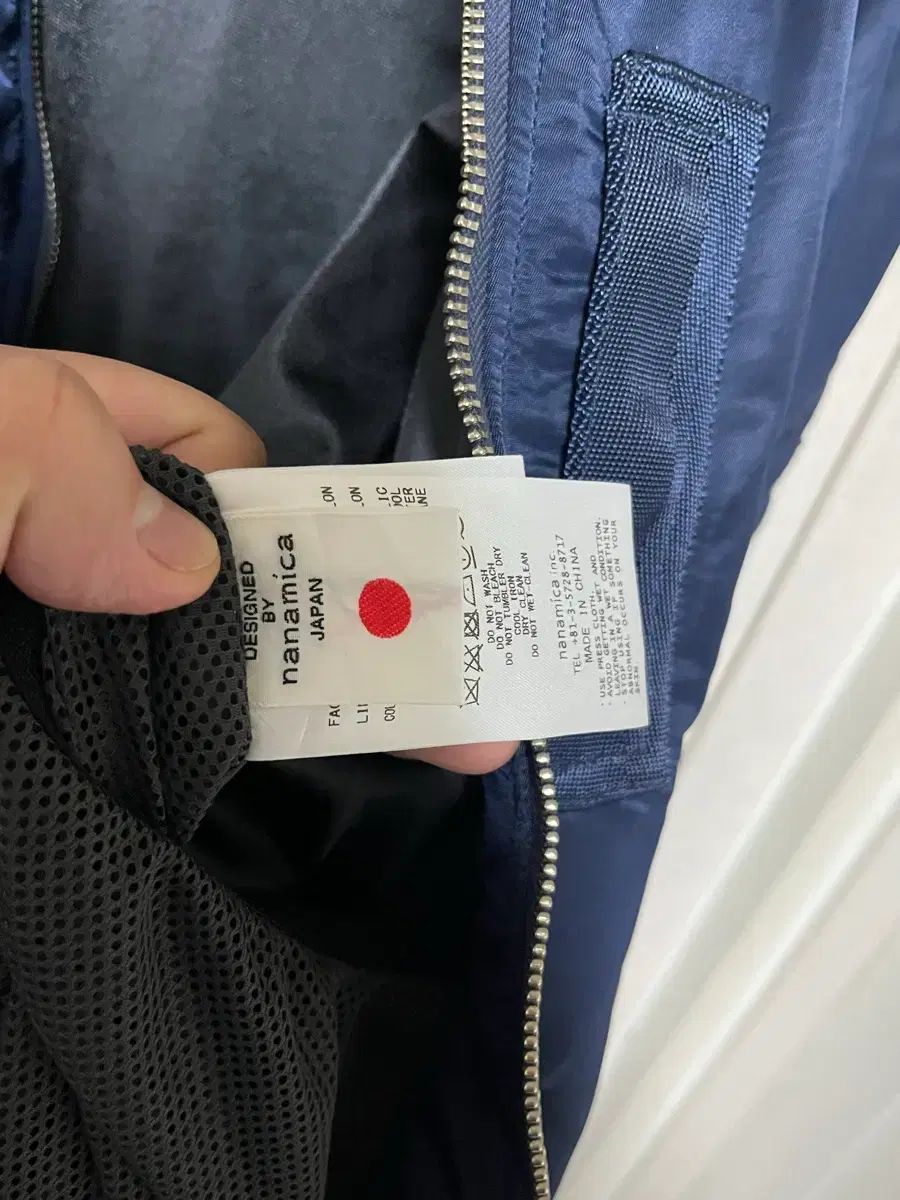 nanamica(ナナミカ) ブルゾン ma-1 ジャケット ネイビー M size - メルカリ