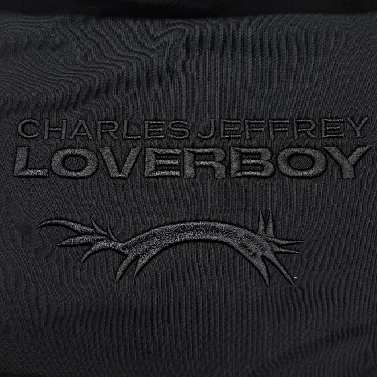 未使用 CHARLES JEFFREY LOVERBOY ロゴ刺繍パーカー スウェット 