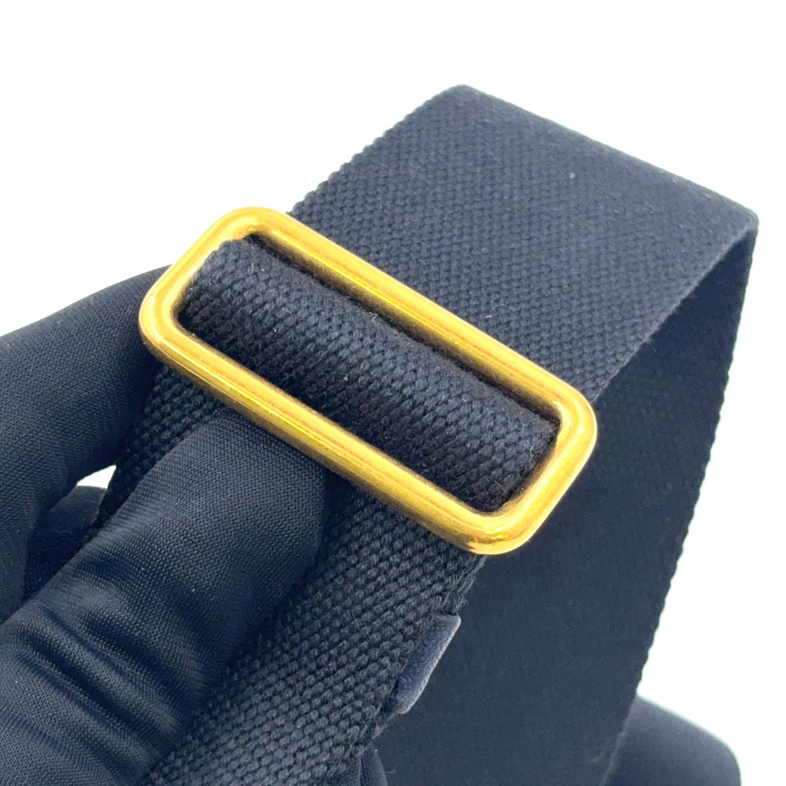 PRADAネイビーショルダーストラップ 極美品】 PRADA プラダ バッグ ショルダーストラップ ネイビー