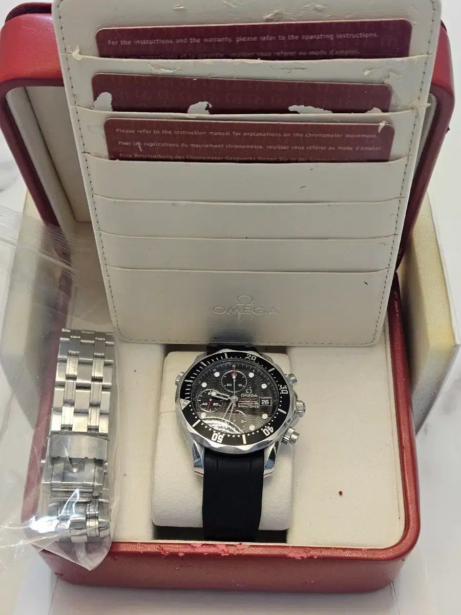オメガ シーマスター300 クロノグラフ 時計 フルセット