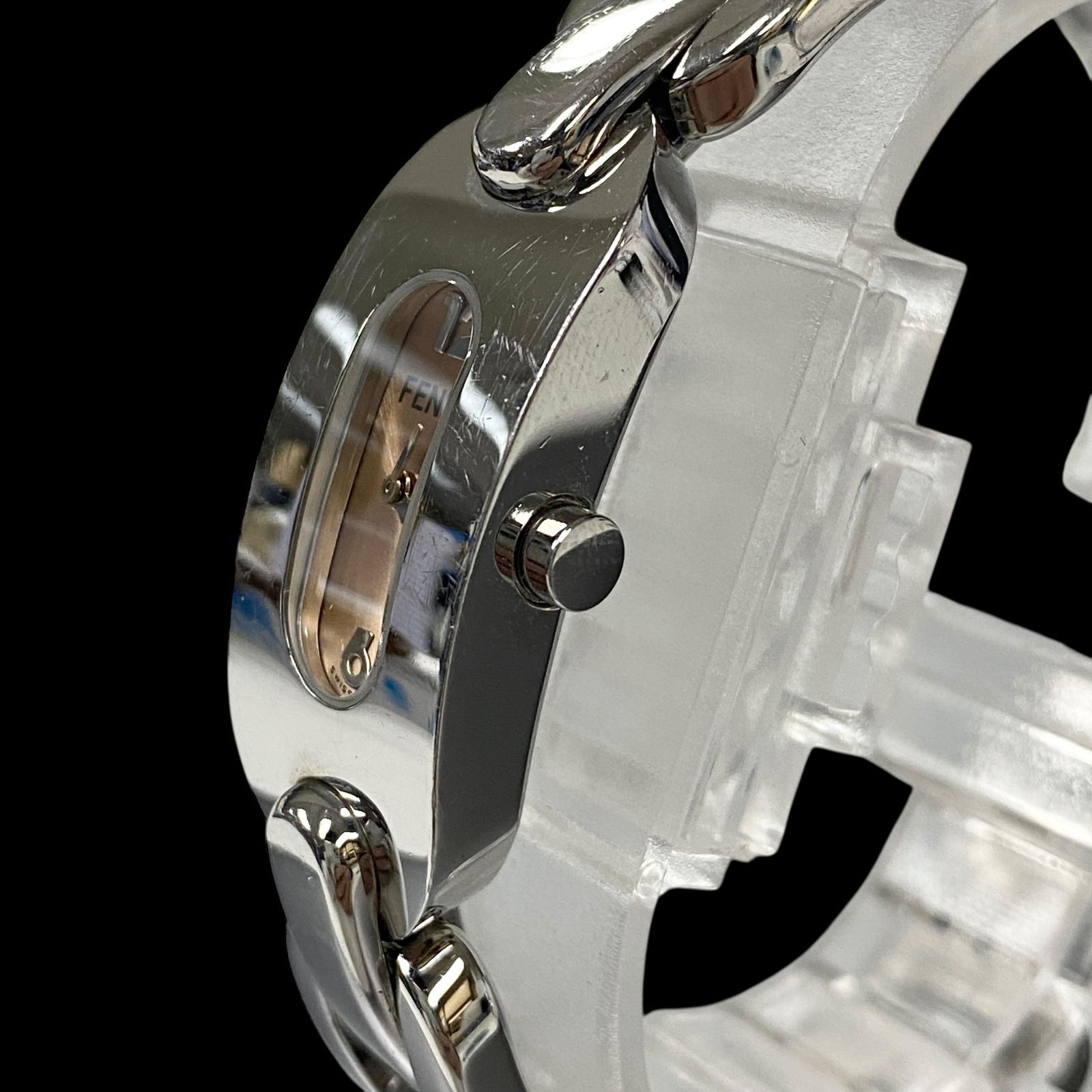 新品電池 稼働品 FENDI フェンディ 3400L ブレスウォッチ レディース