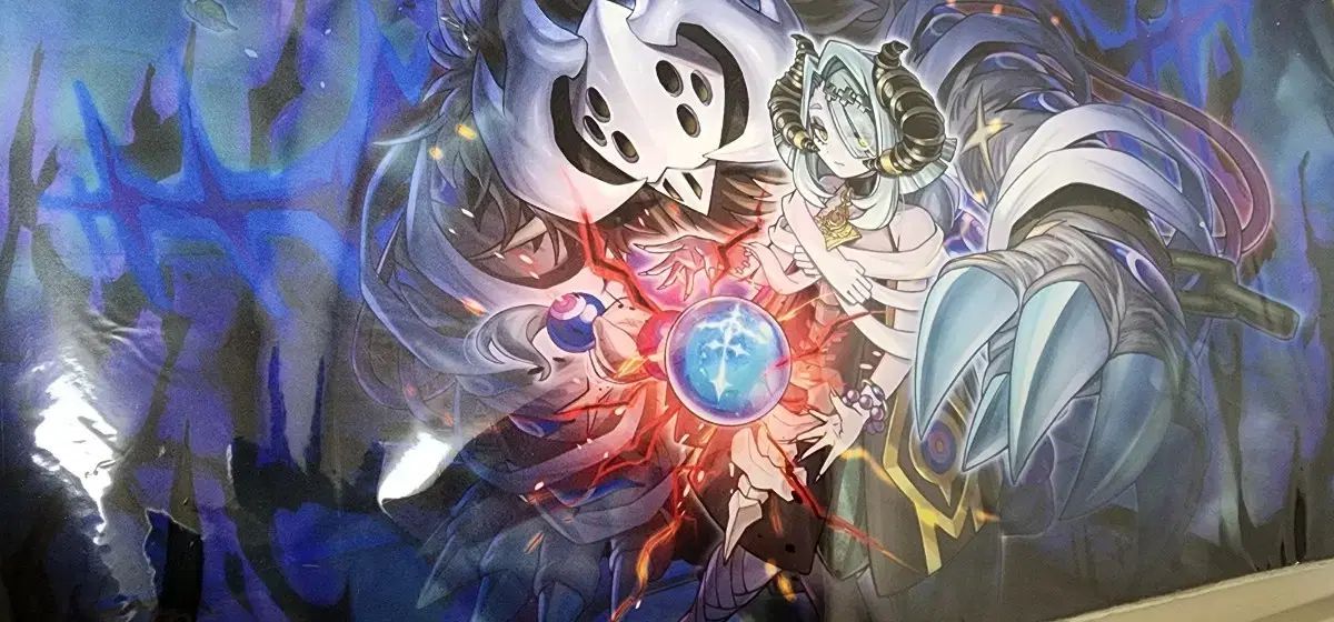 レジェンド・ネクロマンサー プレイマット 遊☆戯☆王 RUSHデュエル レジェンドネクロマンサーマット 出品 【公式