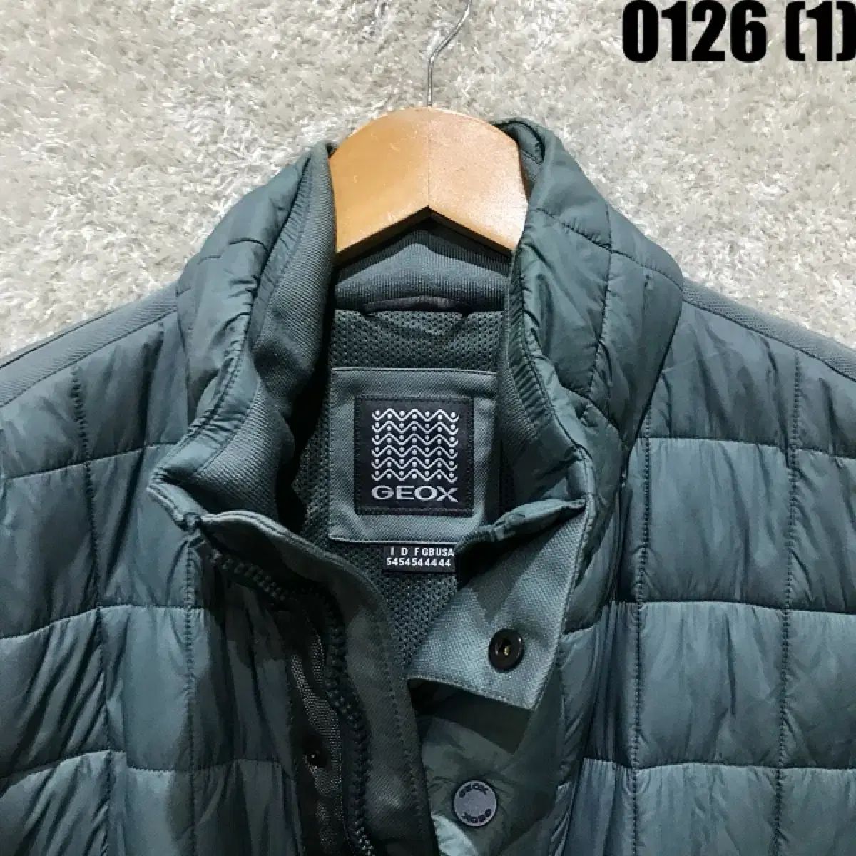 GEOX(ジェオックス) メンズ キルティング ダウン アウター グレー L 