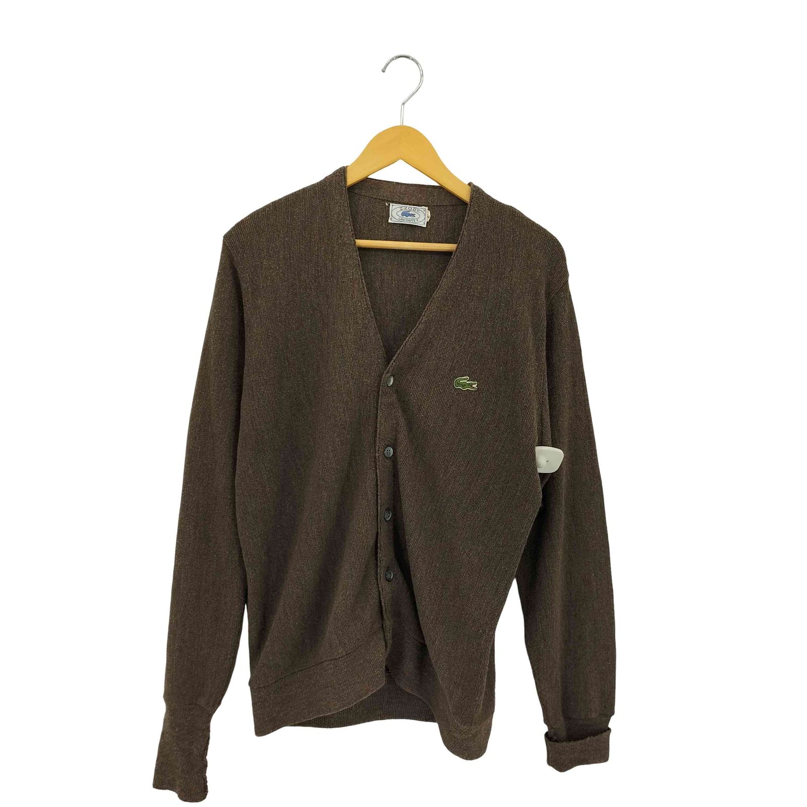 アイゾッドラコステ IZOD LACOSTE 70-80s 糸巻きタグ 青ワニ アクリル