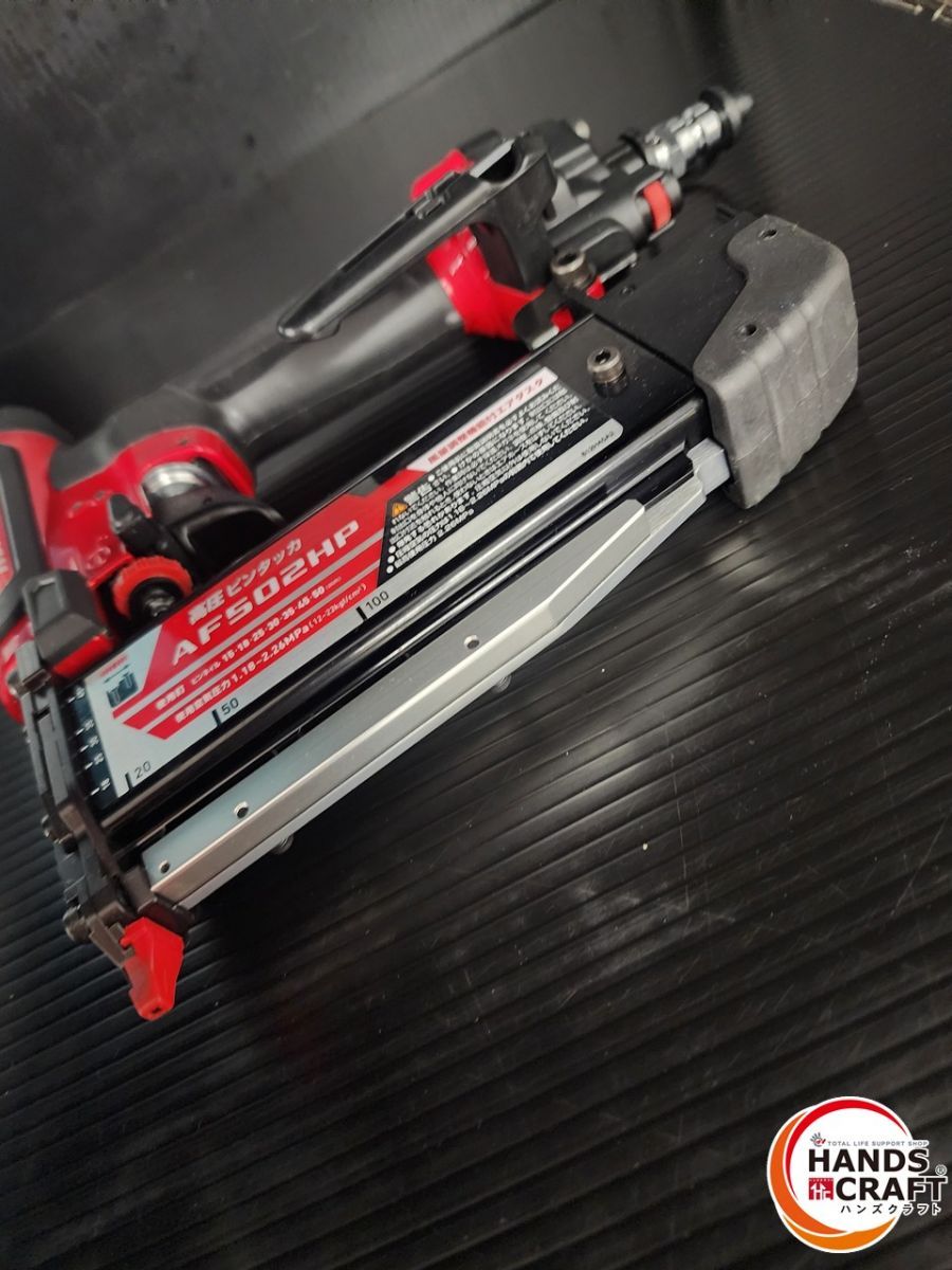  ♭ 品 makita マキタ 50 mm 高圧 ピンタッカ AF 502 HP ケース付き 釘打機 エアーツール