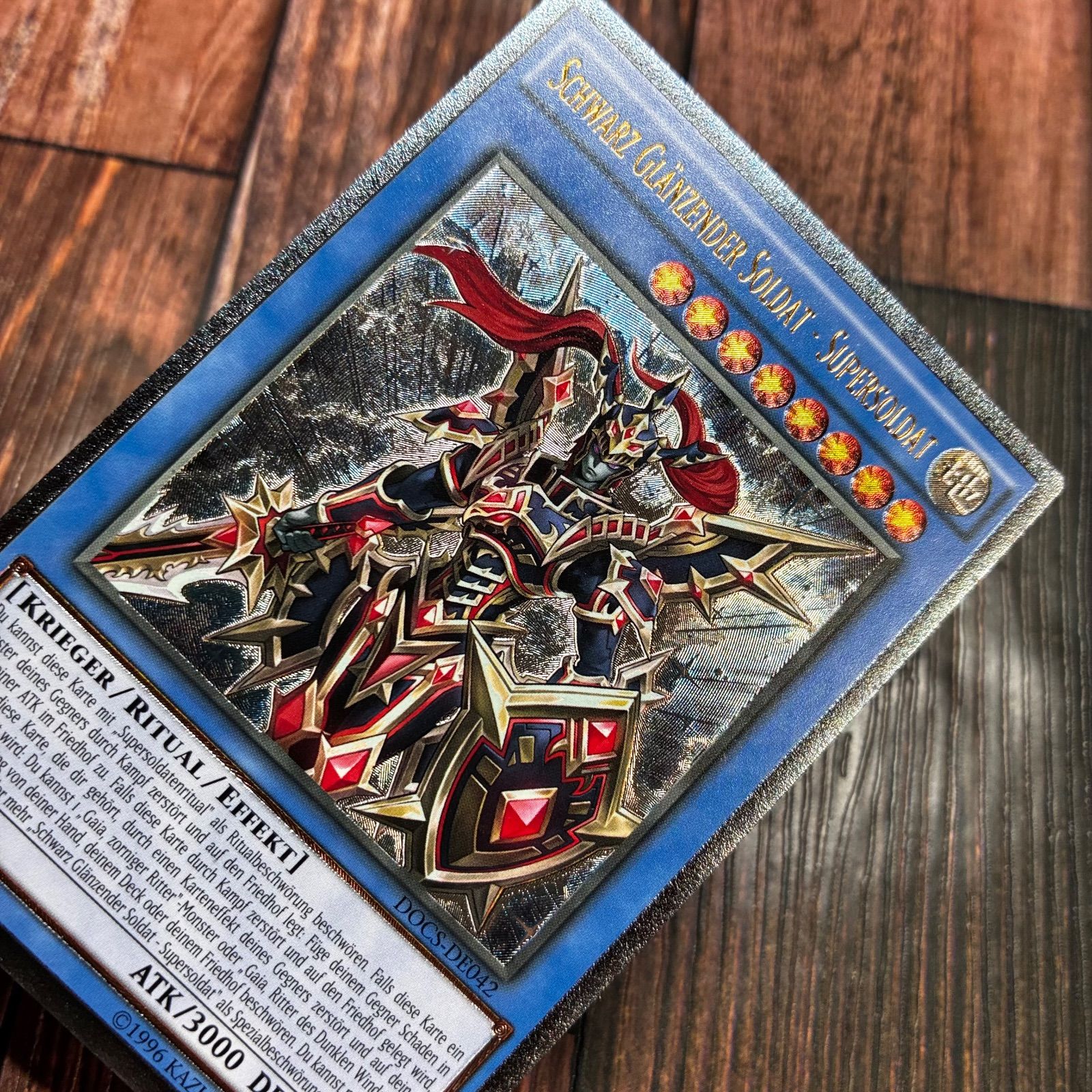 遊戯王　超戦士カオスソルジャー/レリーフ/イタリア語/1st/EU版 A2 遊戯王 超戦士カオスソルジャー/レリーフ/イタリア語/1st/EU版 A2