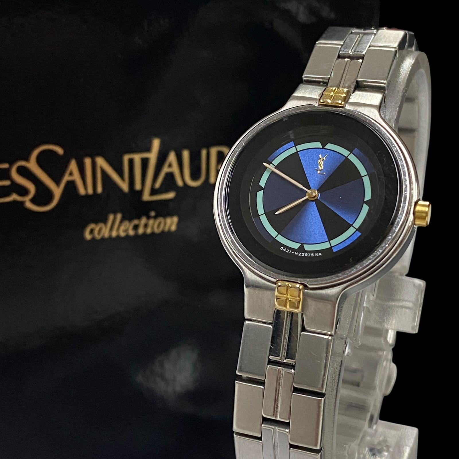 新品電池 稼働品 Yves Saint Laurent イヴサンローラン レディース