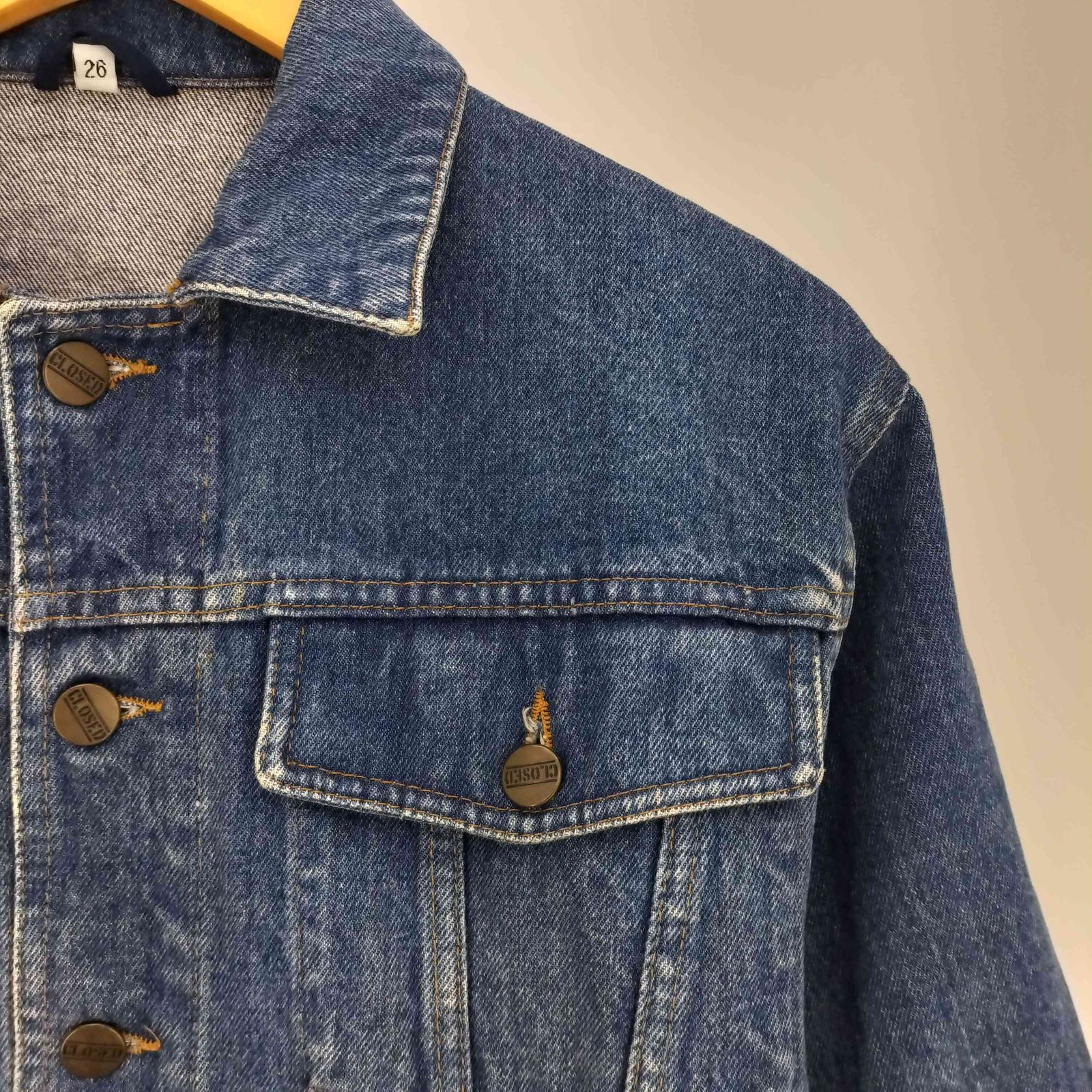 新品　マリテフランソワジルボー　ダメージデニムジャケット　Gジャン マリテフランソワジルボー MARITHE FRANCOIS GIRBAUD CLOSED