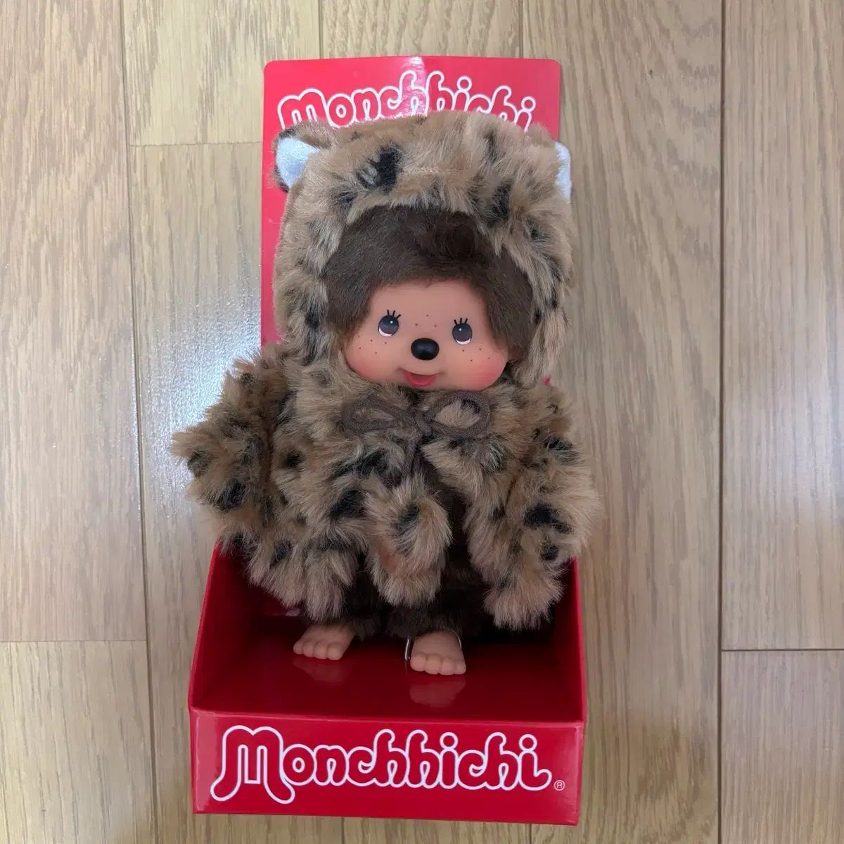 モンチッチ 海外限定 20cm ヒョウ柄 レオパード WHO ケープ ぬいぐるみ