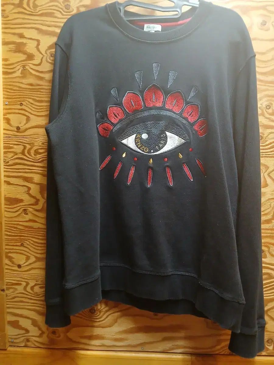 KENZO ケンゾー ブラック アイ 刺繍 スウェット - メルカリ