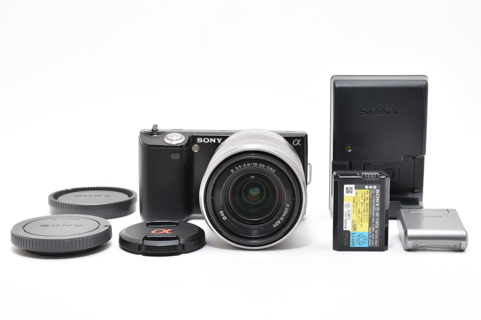 ☆極上☆SONY ソニー NEX-5 ブラック 18-55mm レンズセット 人気の