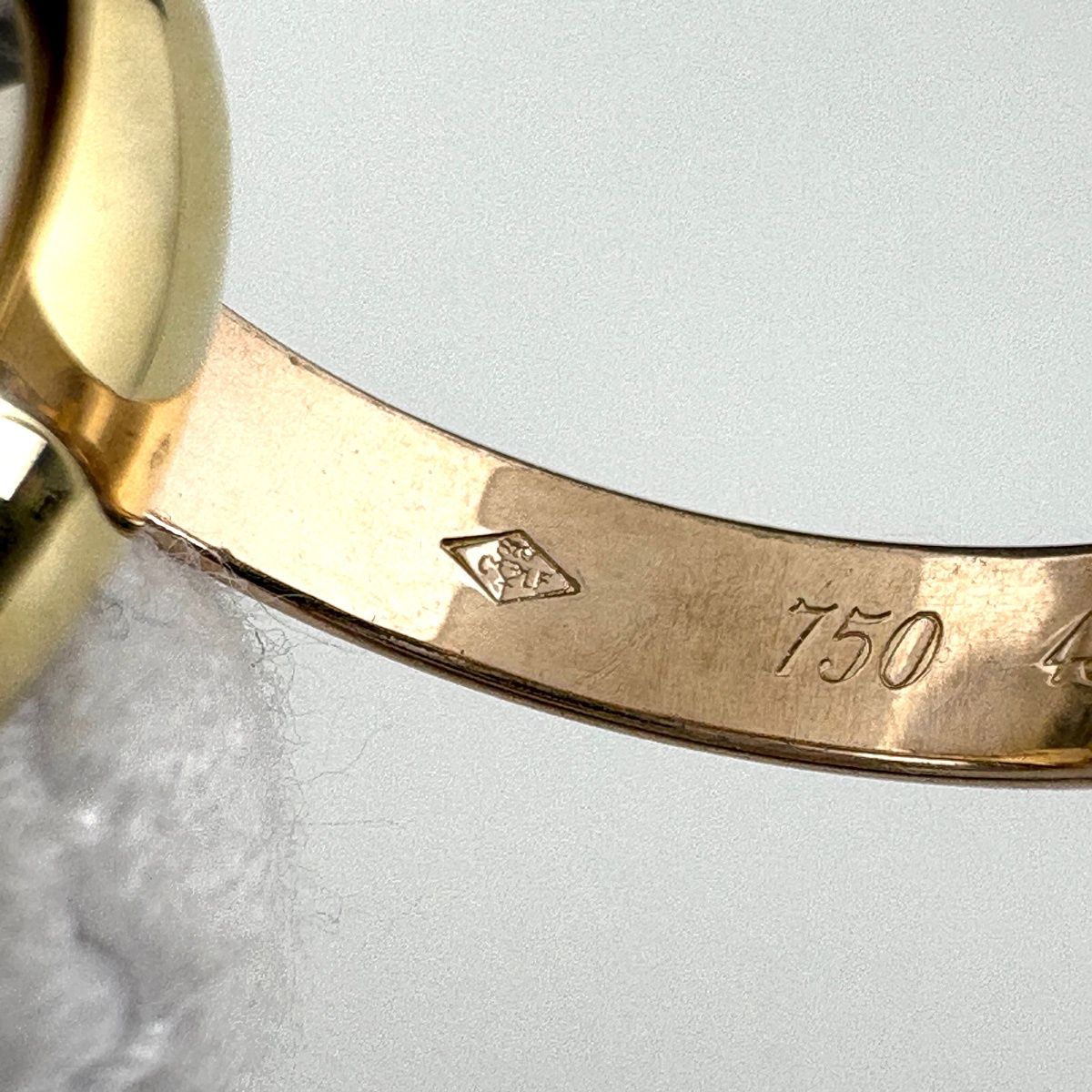 カルティエ CARTIER トリニティ リング YG イエローゴールド 指輪