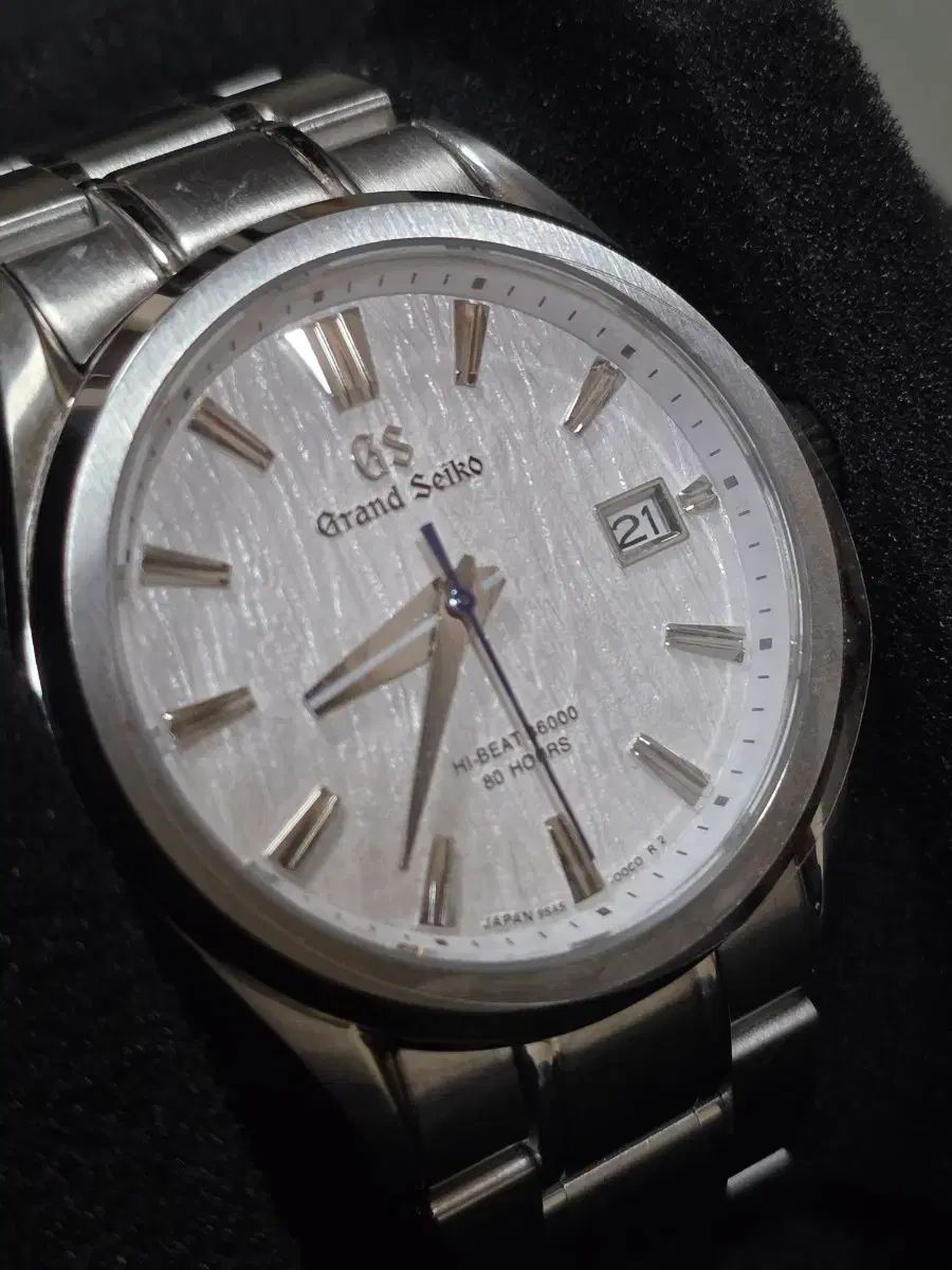  MOD時計 グランド セイコー 白樺 SLGA009 ボタンダウン 自動巻き時計 腕時計(アナログ)