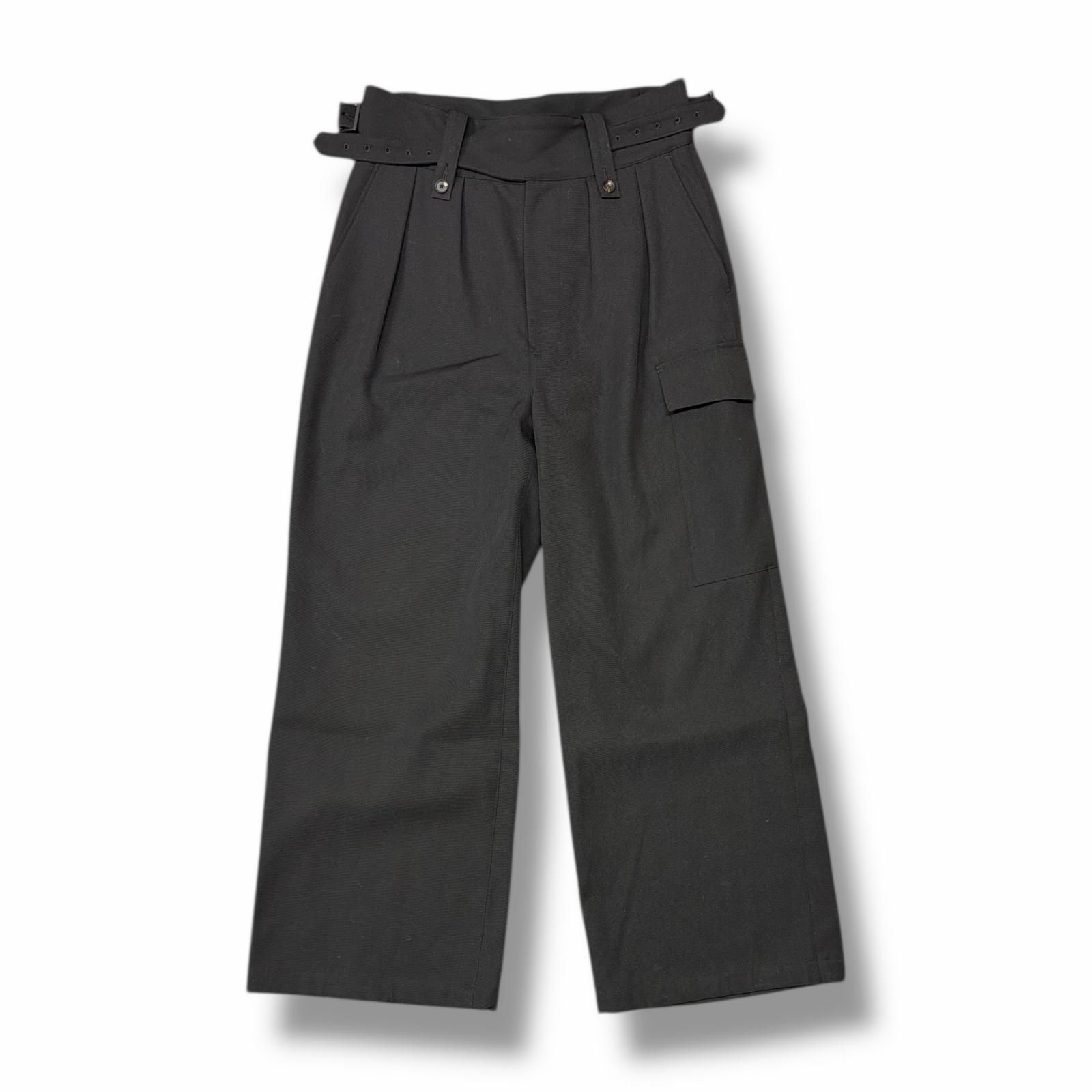 参考上代64900円 SUBLATIONS 25AW HEAVY WOOL GABARDINE GURKHA CARGO 