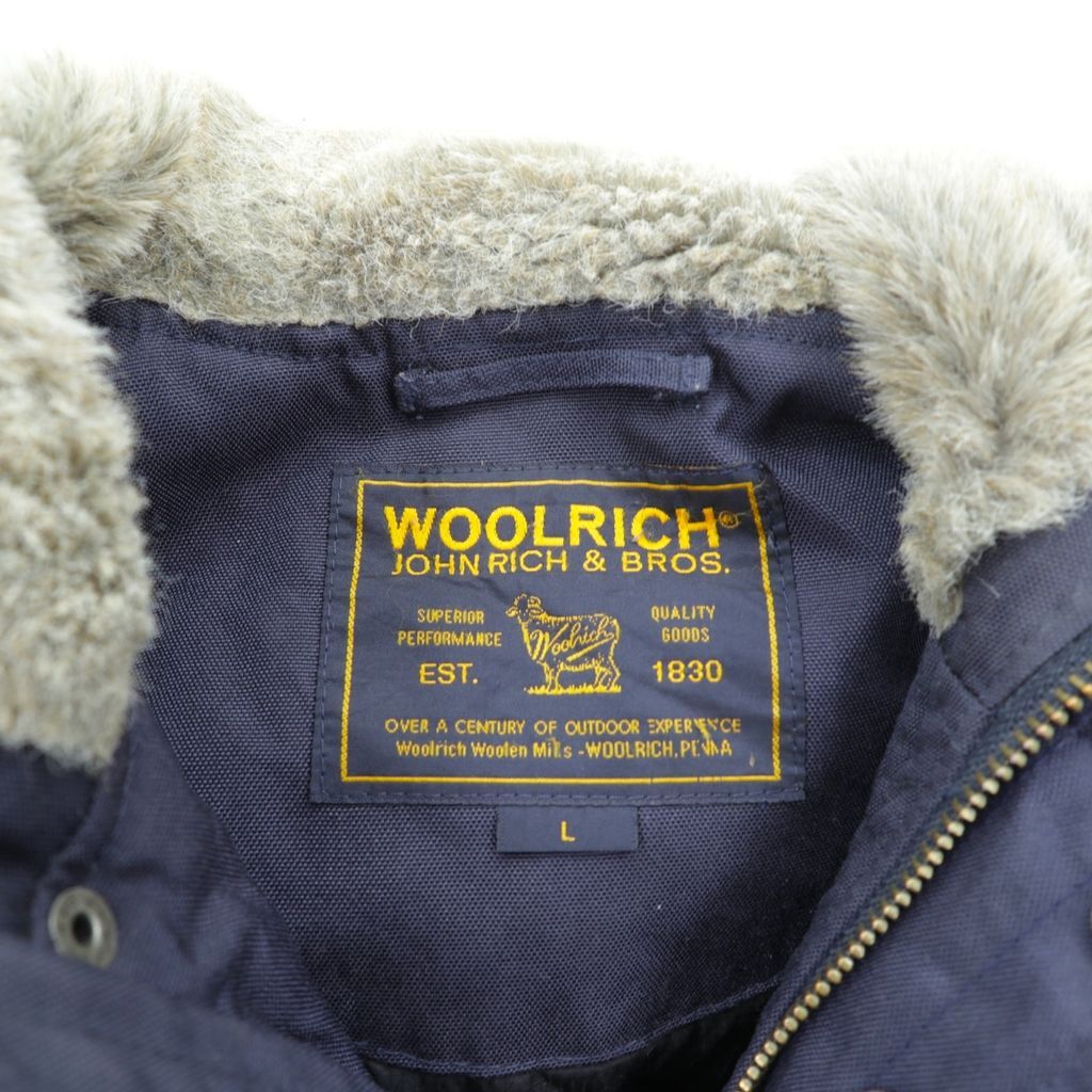 Woolrich N-2B フライトジャケット 中綿 ボンバージャケット L