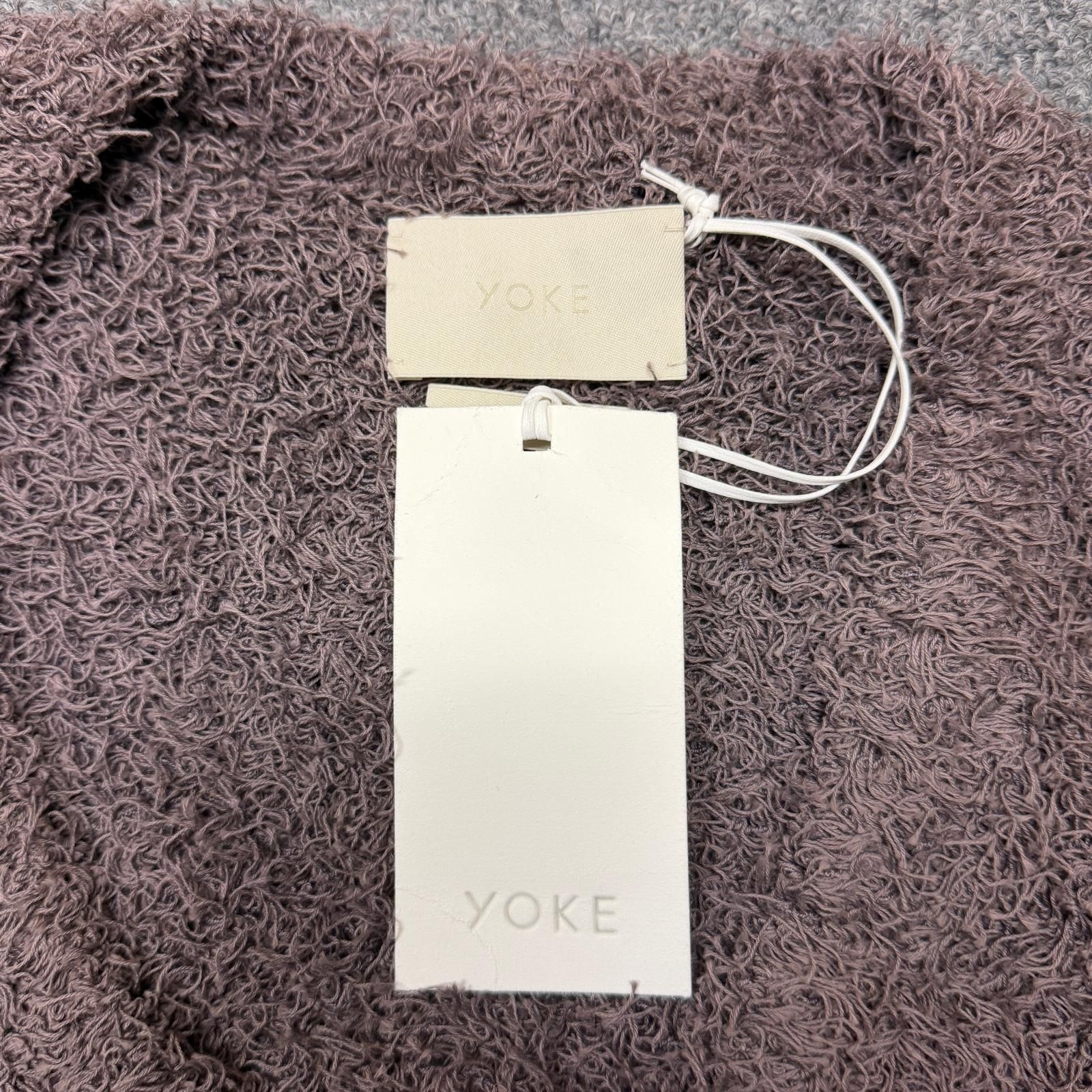 未使用 YOKE 22SS BUSHY COTTON CARDIGAN ブッシーコットンニット 