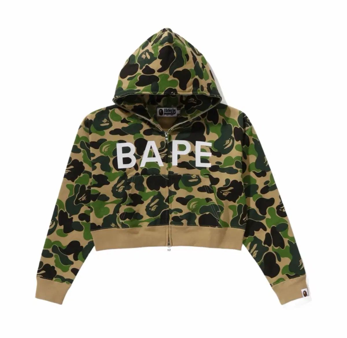 A BATHING APE(アベイシングエイプ) カモフラ クロップド ジップアップ