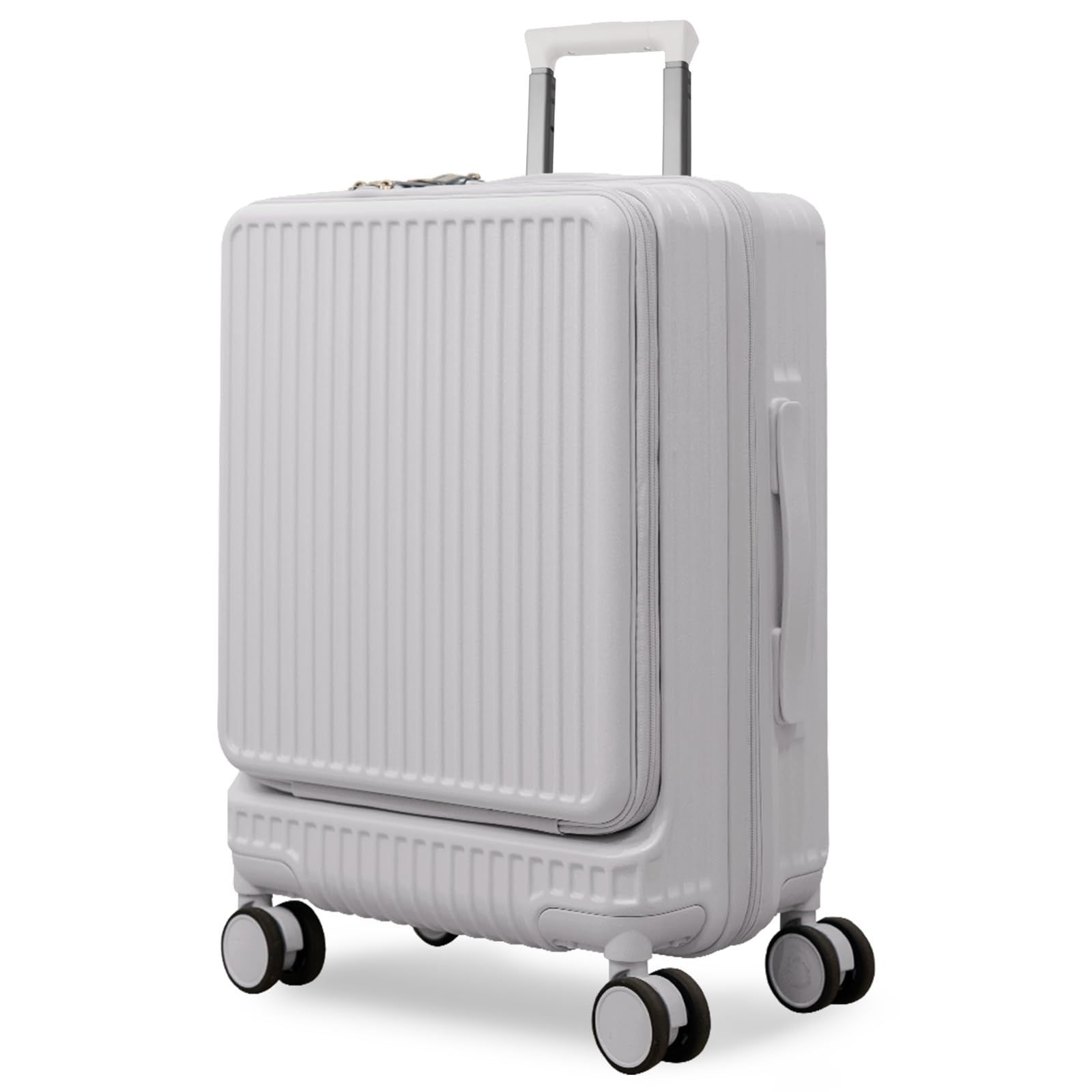 商品 TSAローク ABS PC USBポート 耐衝撃 静音 海外旅行 ブレーキ機能 ビジネス 360度回転 出張 付き 修学 前開きストッパー 泊まる スーツケース Sサイズ シシベラ グレー