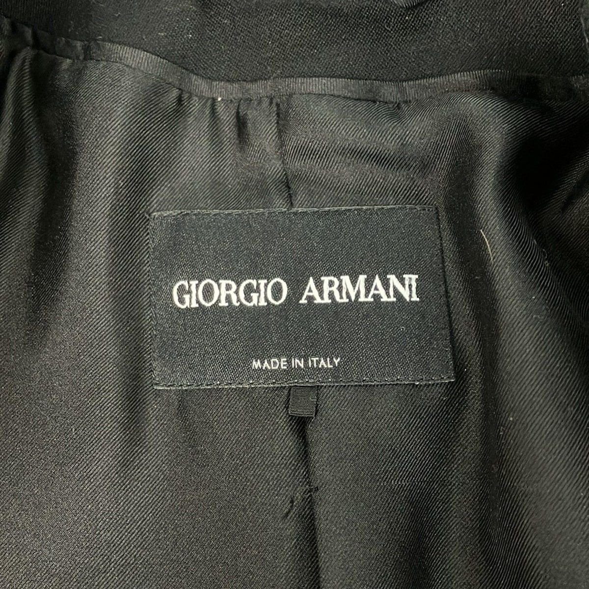 Giorgio Armani 黒ジャケット サイズ38 GIORGIOARMANI(ジョルジオアルマーニ) ジャケット サイズEU 38