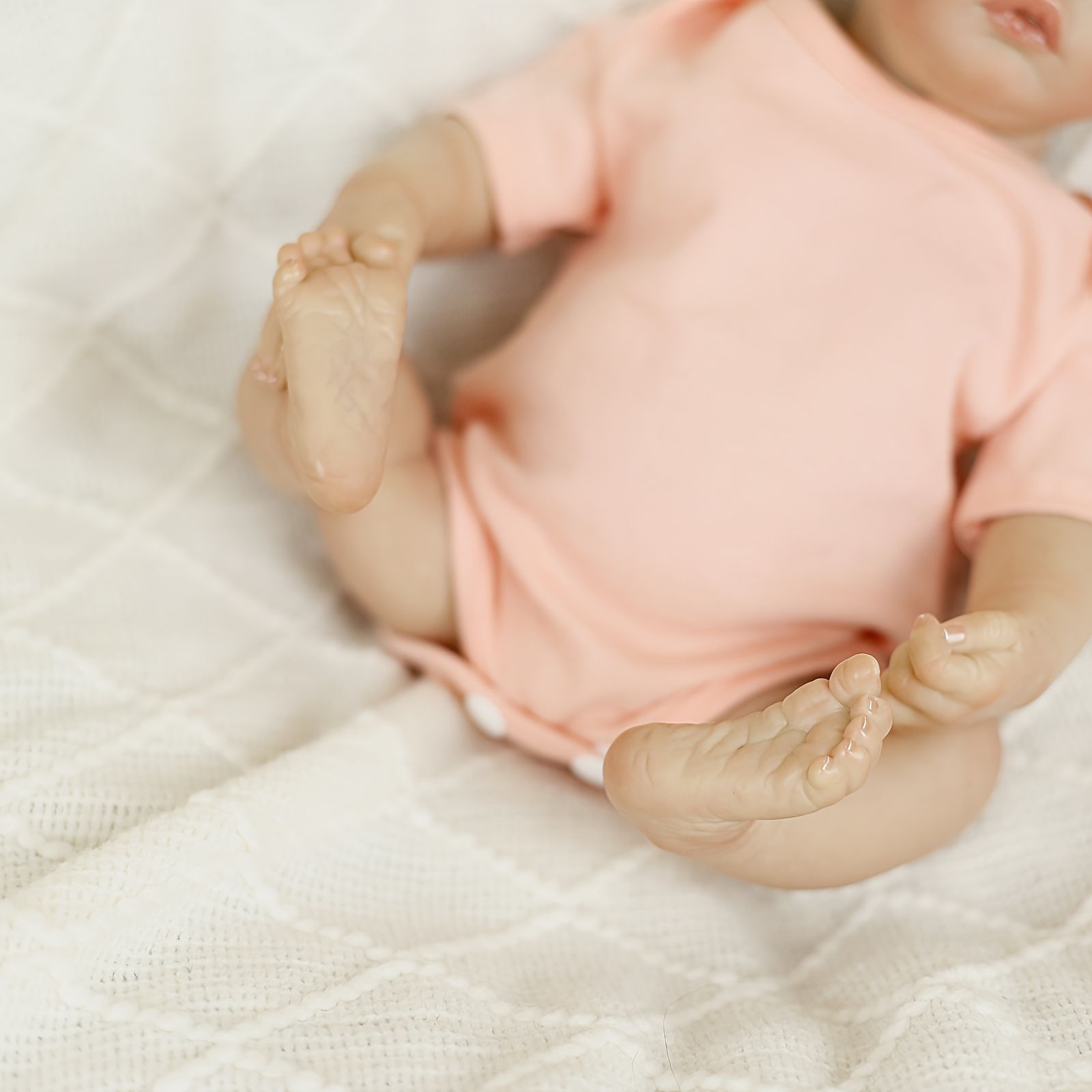 リアルな可愛さ】新生児リボーンドール 45cm ソフトビニール製 可動式