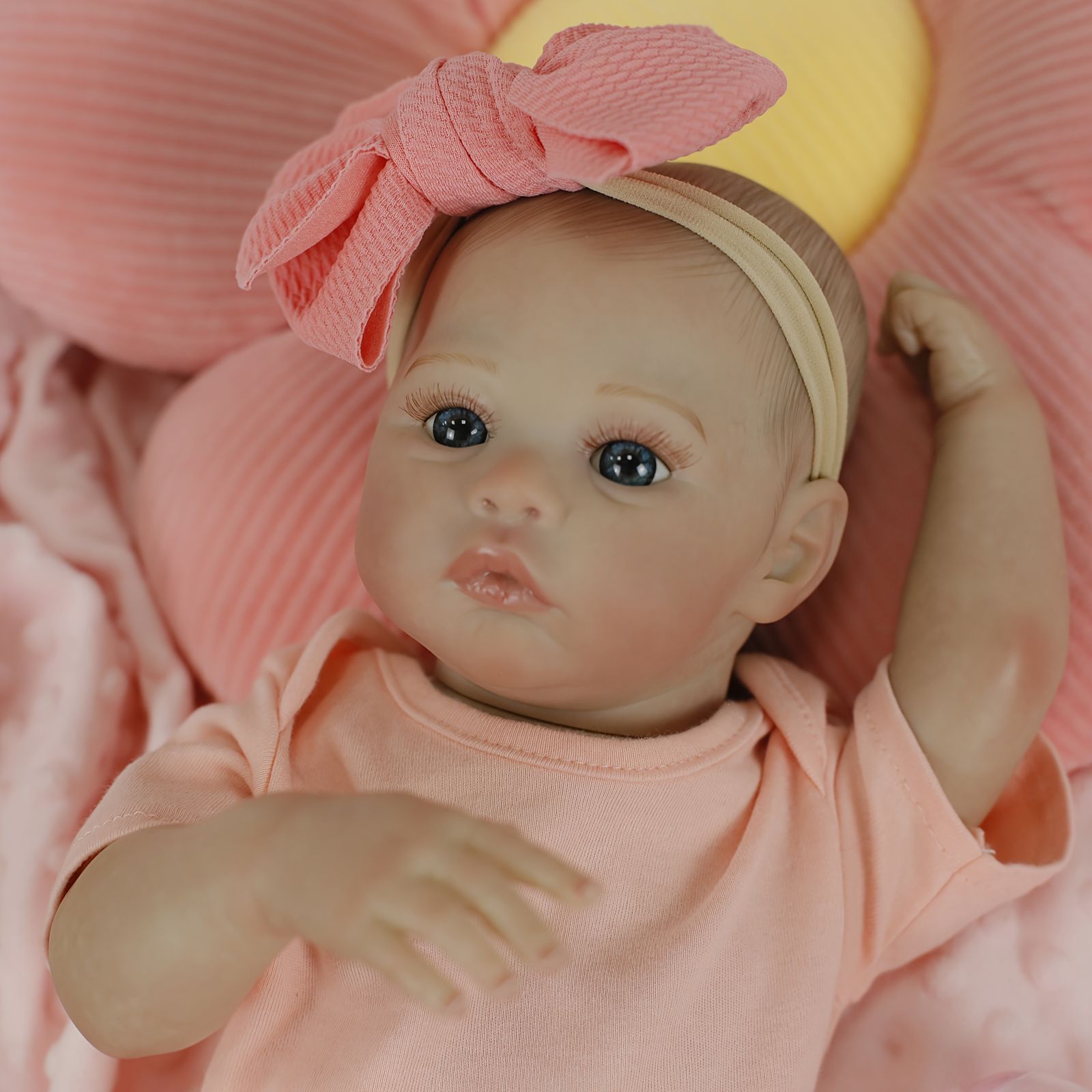 リアルな可愛さ】新生児リボーンドール 45cm ソフトビニール製 可動式