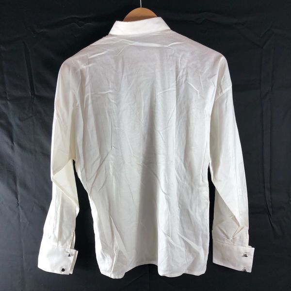 ジャンニ ヴェルサーチ / シルク 比翼シャツブラウス アイボリー イタリア製 GIANNI VERSACE シャツ アイボリー 38 Gianni Versace ジャンニ