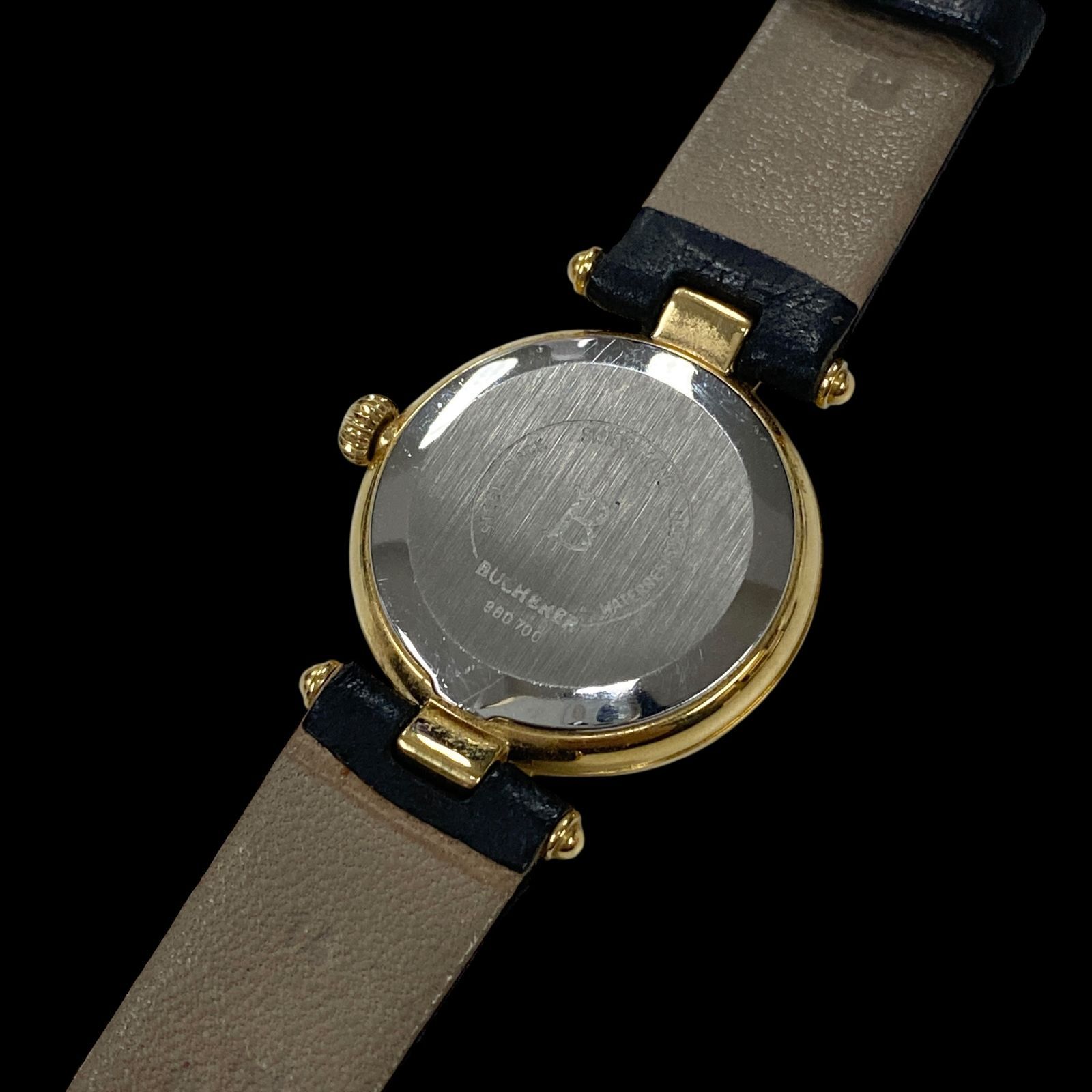 希少 稼働品 BUCHERER ブッフェラー 腕時計 チェンジベルト クォーツ