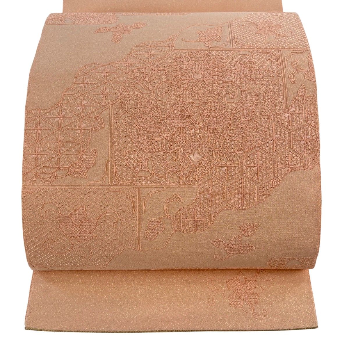 帯2本　新春SALE 太鼓柄袋帯　大名行列　未使用　中古髭紬白地にピンクの花柄帯 楽天市場】袋帯の通販