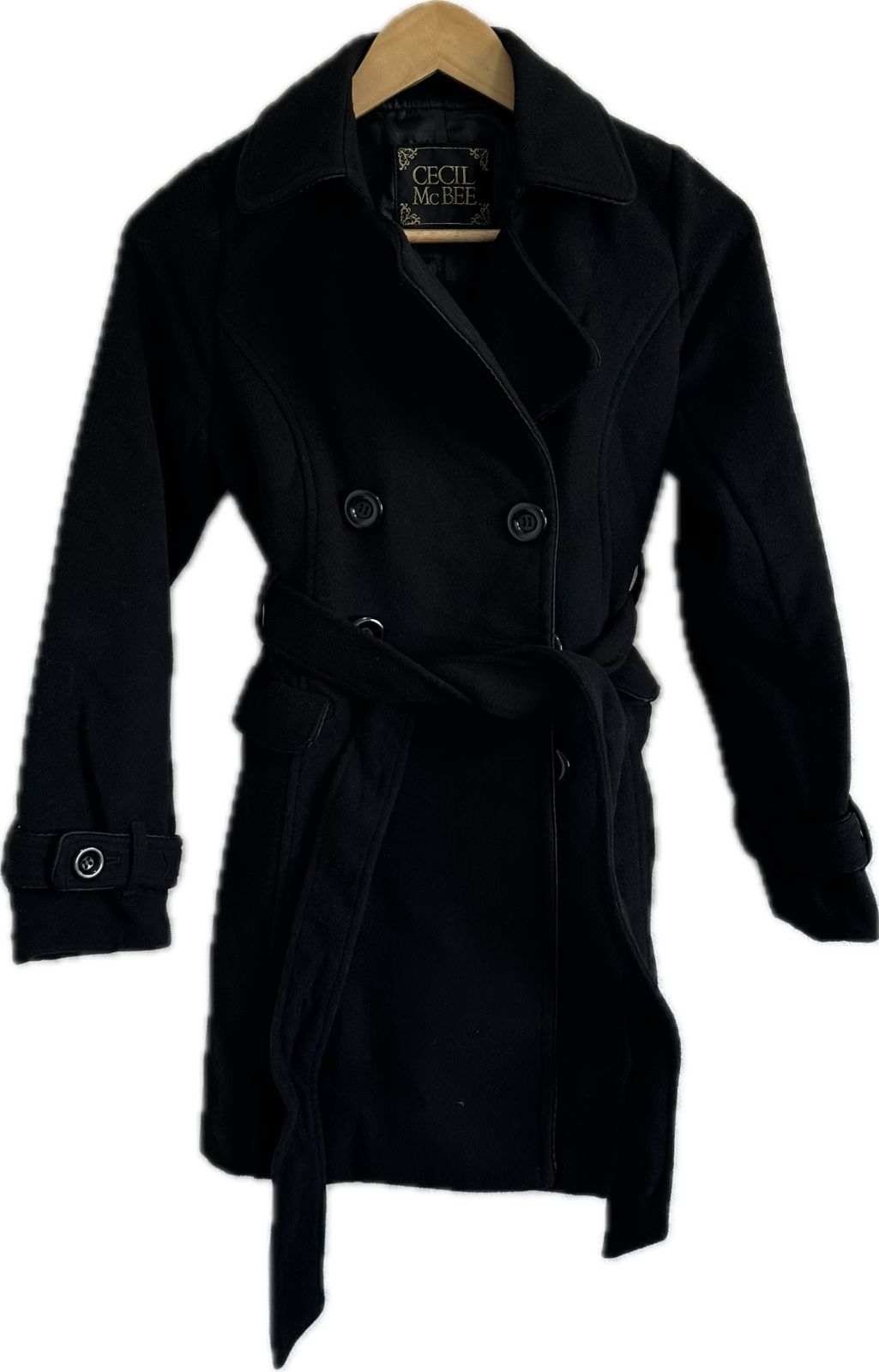 CECIL MC BEEセシルマクビー コート アウター ブラック レディース M