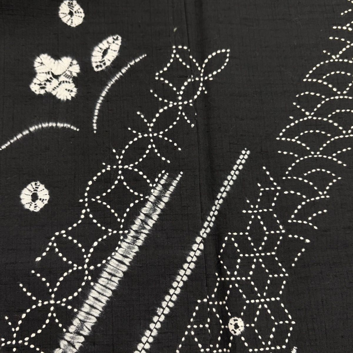 刺し子刺繍 訪問着 袷 正絹 紬織 作家もの 楽天市場】【中古】 紬 訪問着 リサイクル着物 正絹 袷 刺し子 手刺繍