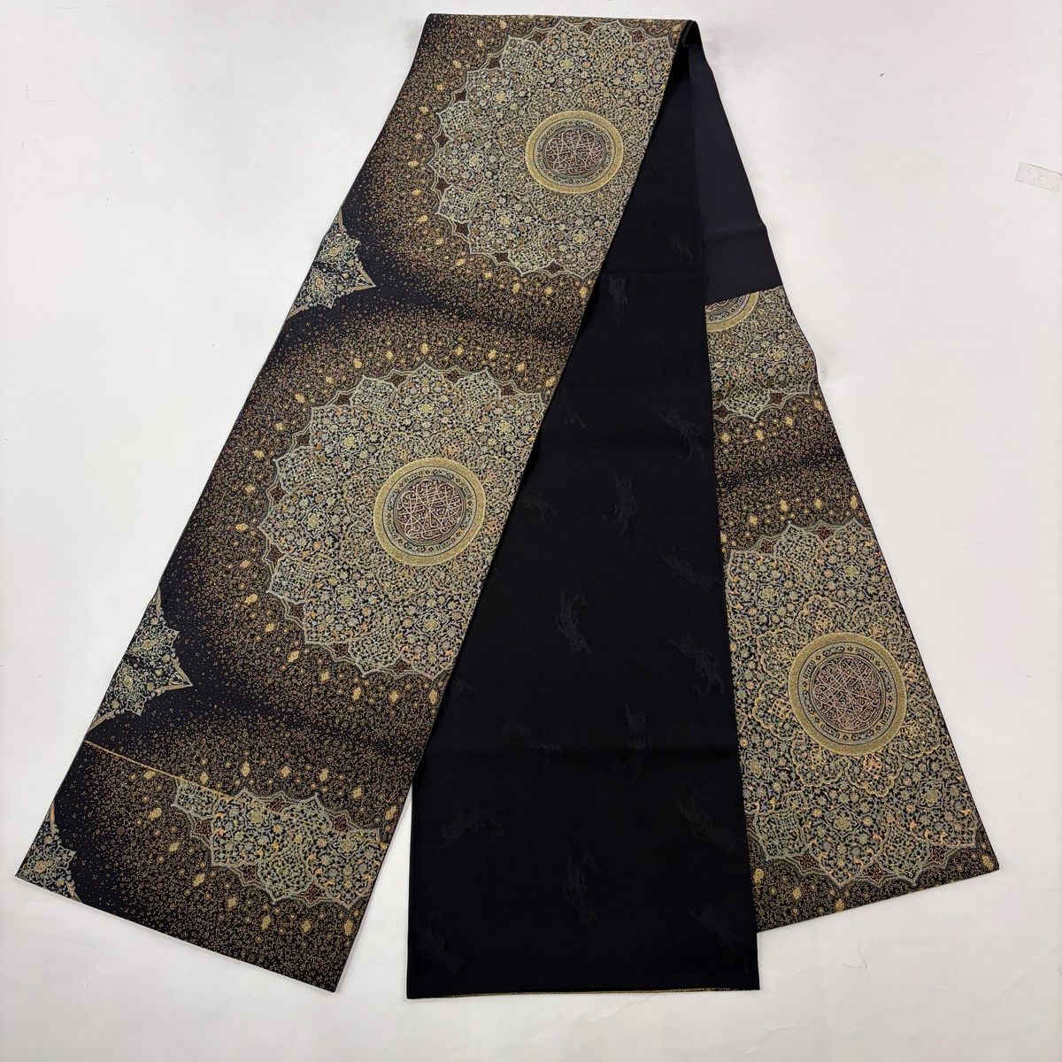 美品】 訪問着 身丈168cm 裄丈65cm M 袷 袋帯セット 落款 辻が花