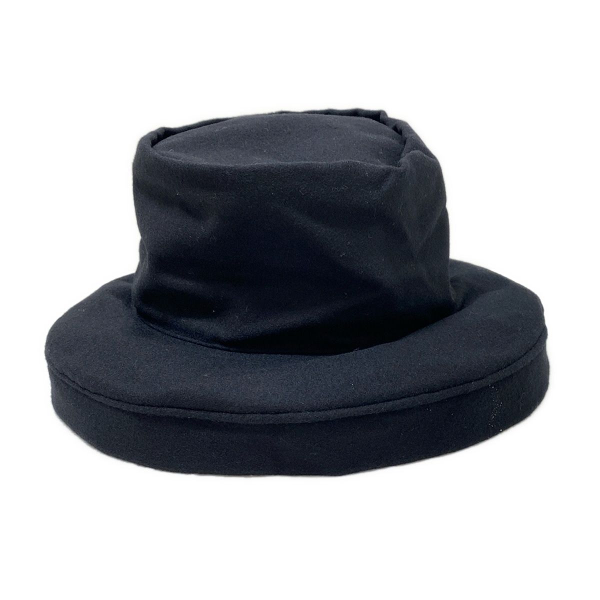 Ｙ's 2001ss ブラックウールハット Y's(ワイズ) ハット - 黒 ウール - メルカリ