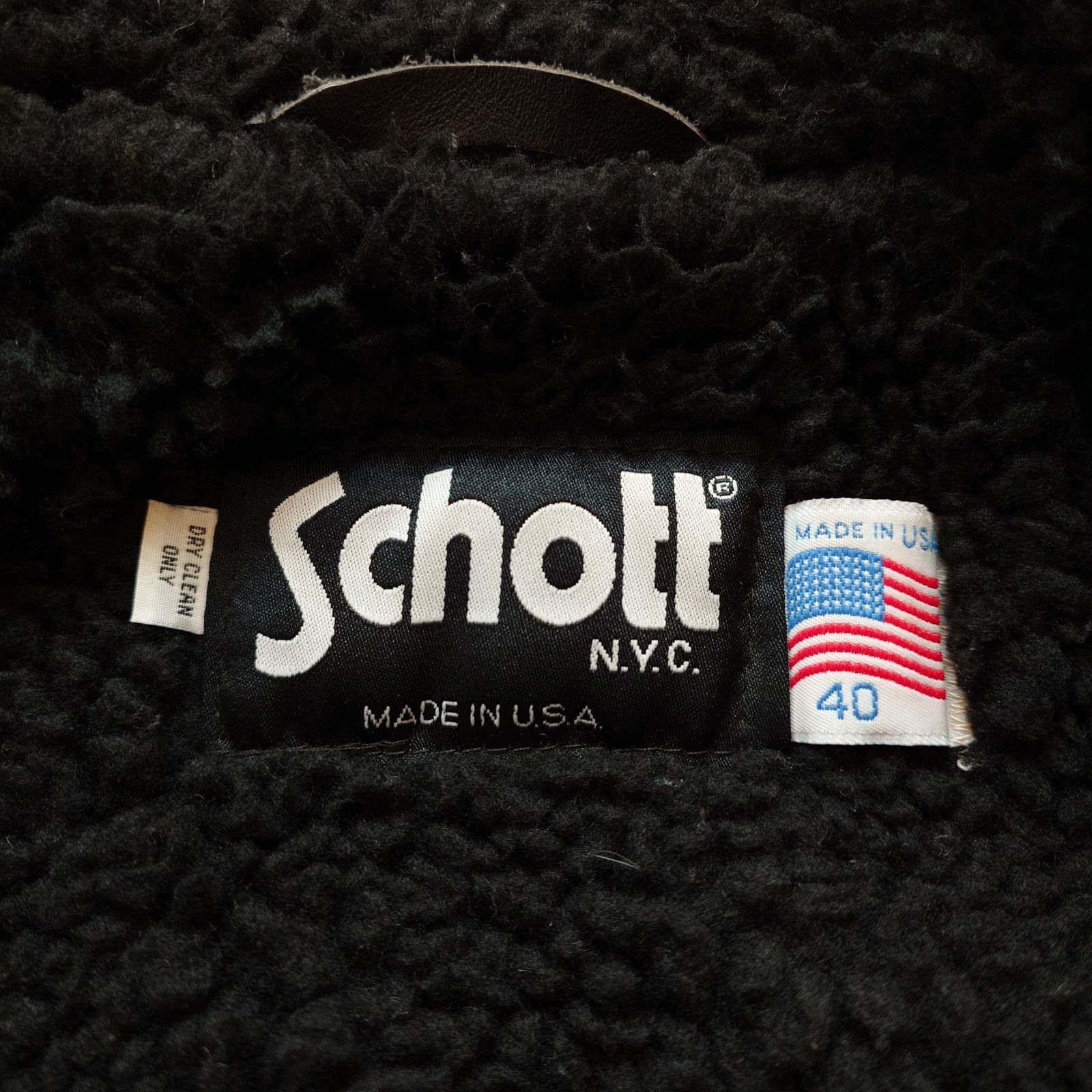 ショット SCHOTT ボア ランチコート ジャケット ブルゾン USA製 コート