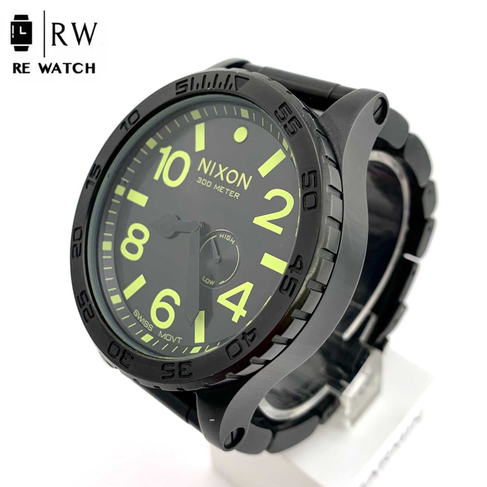 中古】NIXON THE 51-30 8H ブラック/グリーン - メルカリ