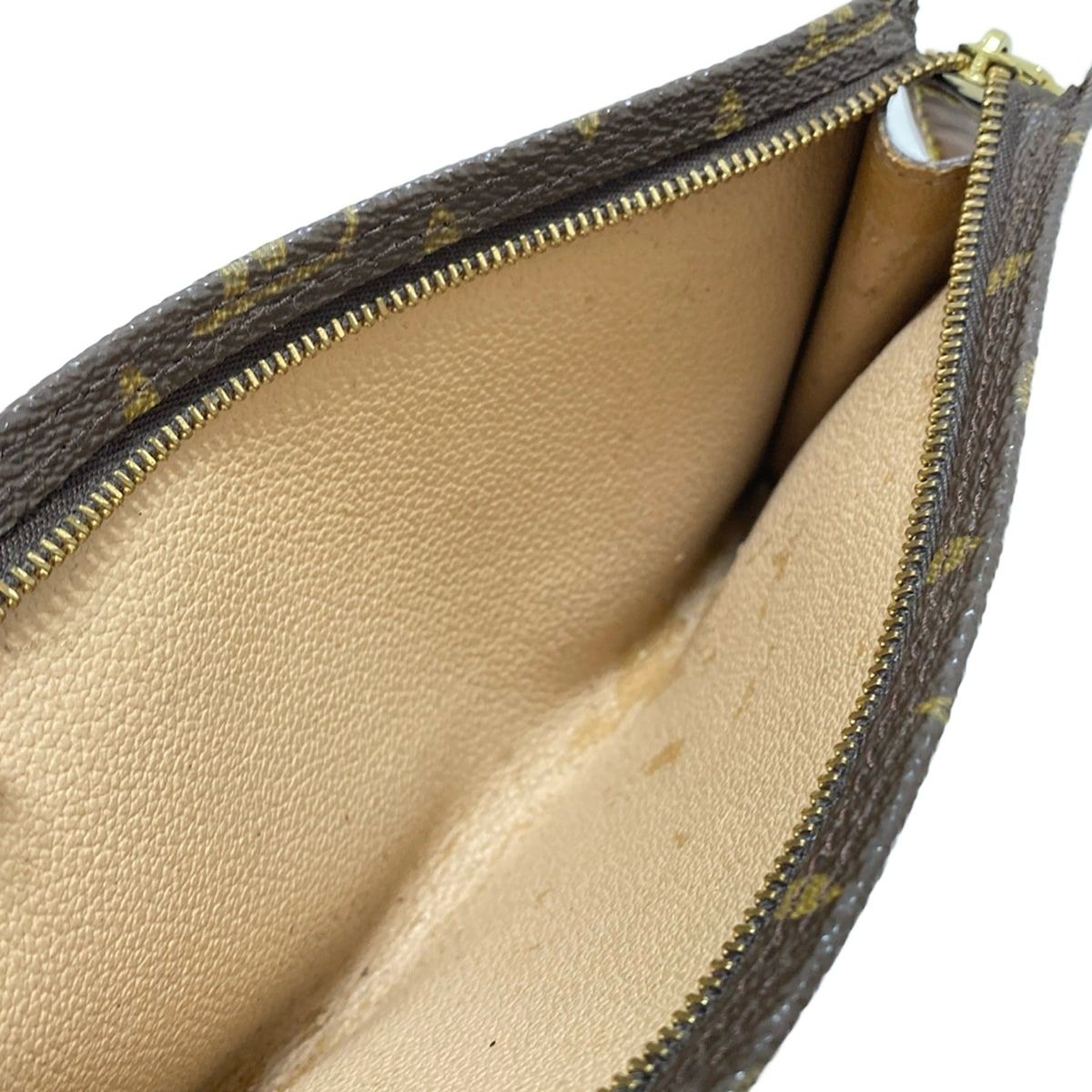 LOUIS VUITTON(ルイヴィトン) ポーチ モノグラム - ダークブラウン