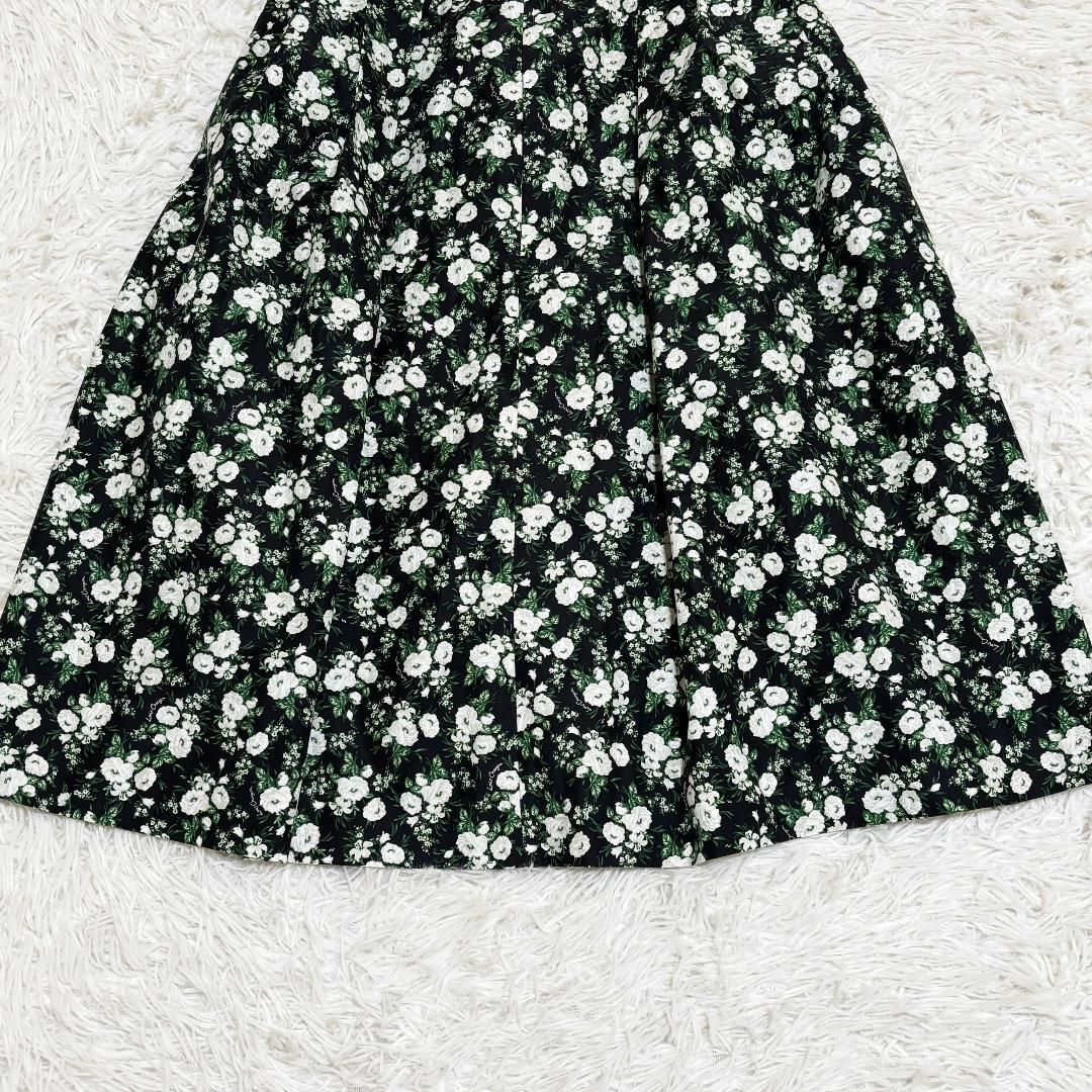 Lois CRYON 黒花柄 シフォンスカート Lois CRAYON Official | 𝑁𝑒𝑤