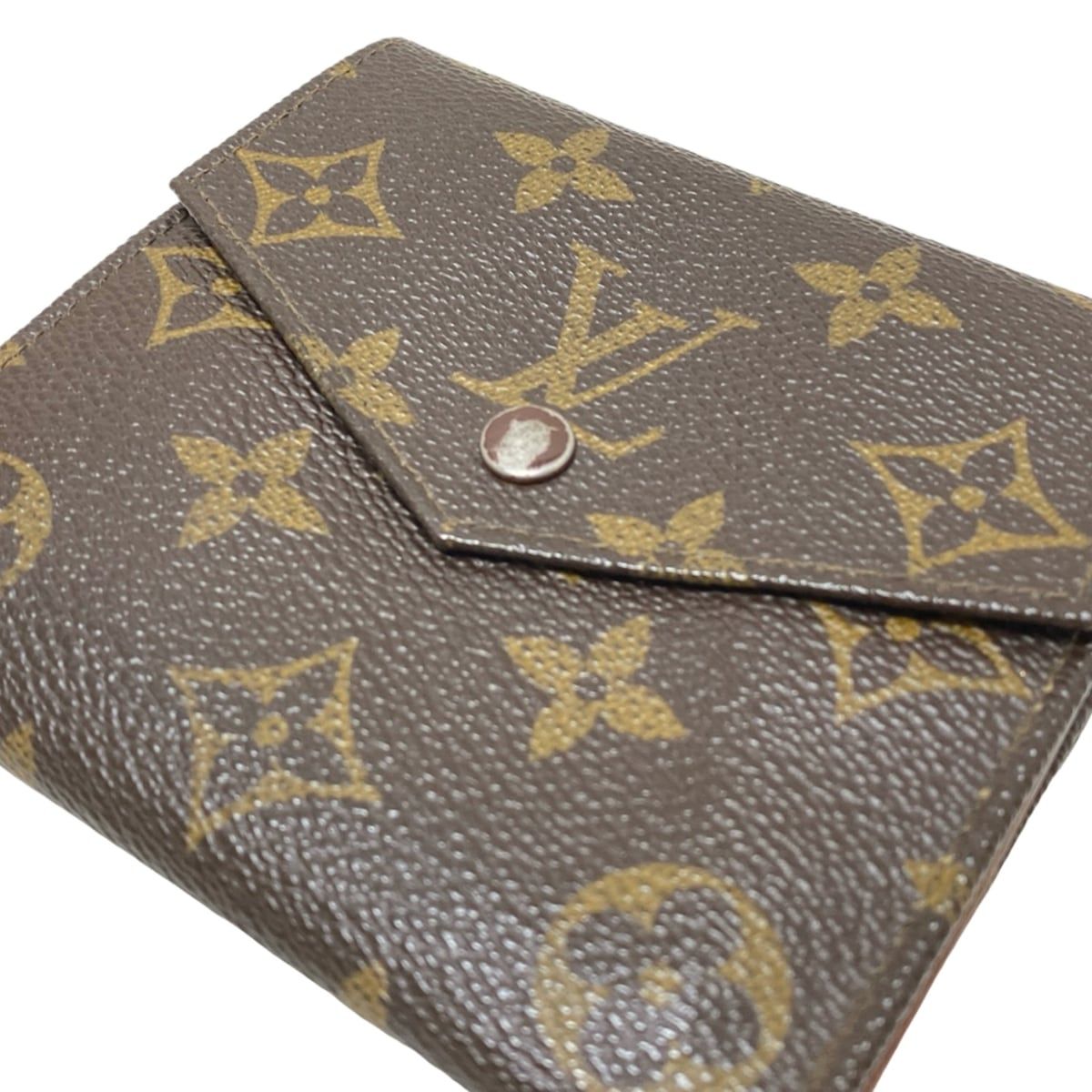 LOUIS VUITTON(ルイヴィトン) Wホック財布 モノグラム ポルトモネビエ