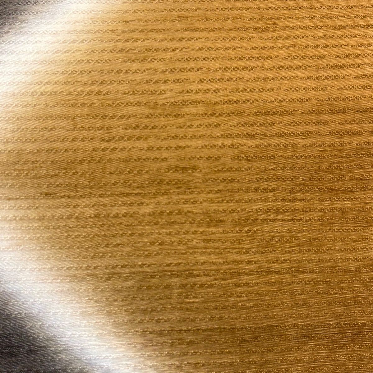 袋帯 秀品 紬地 縞 幾何学 ぼかし 茶色 全通 正絹 【中古】 - メルカリ