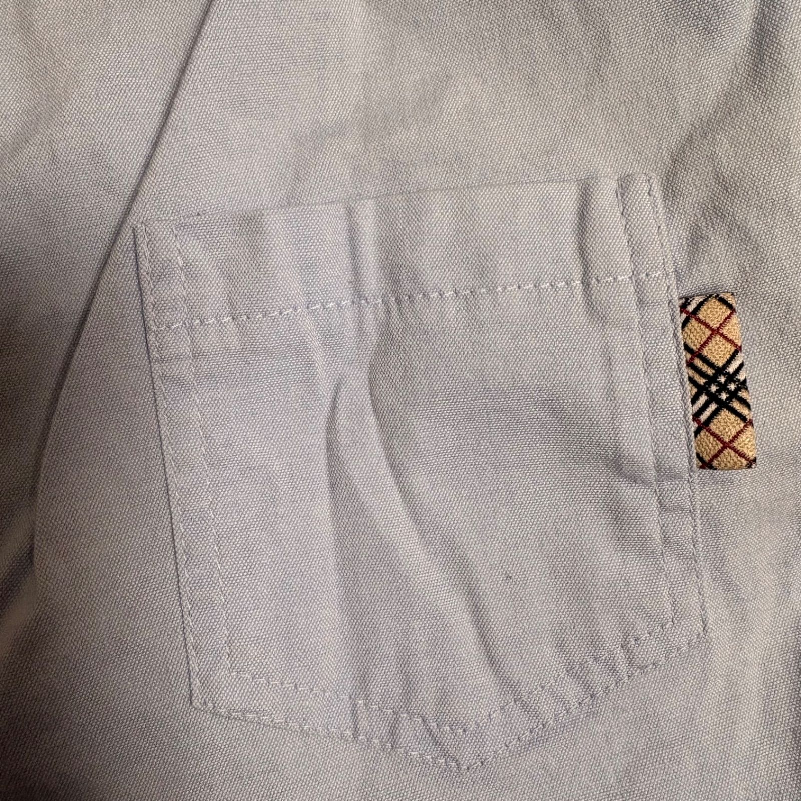 バーバリーロンドン ロンパース 80cm 水色 ノバチェック くま ショート