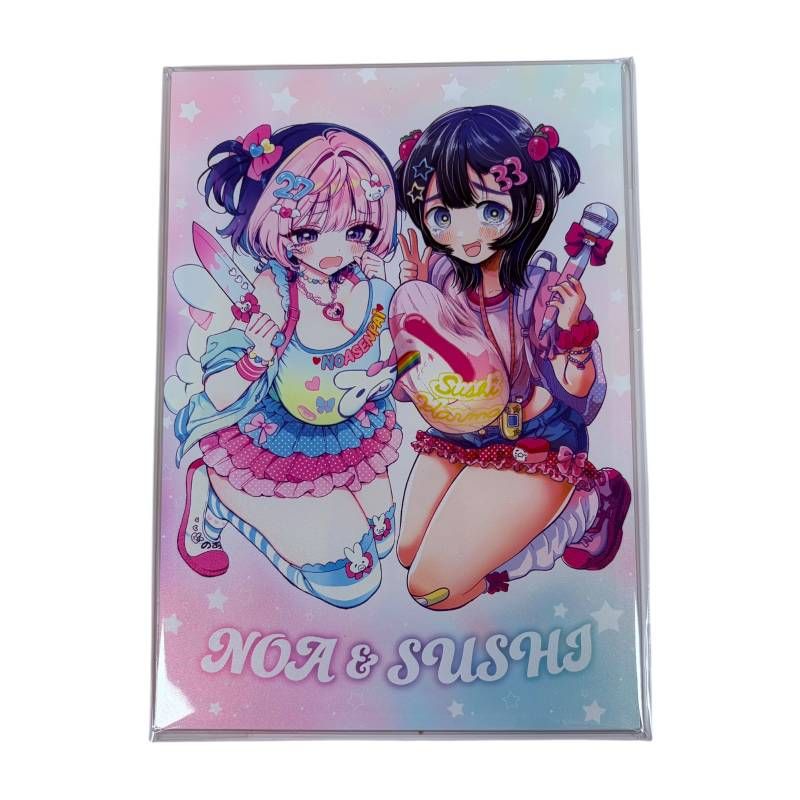 ノア先輩はともだち。 平成敗残兵すみれちゃん コラボアクリルアート