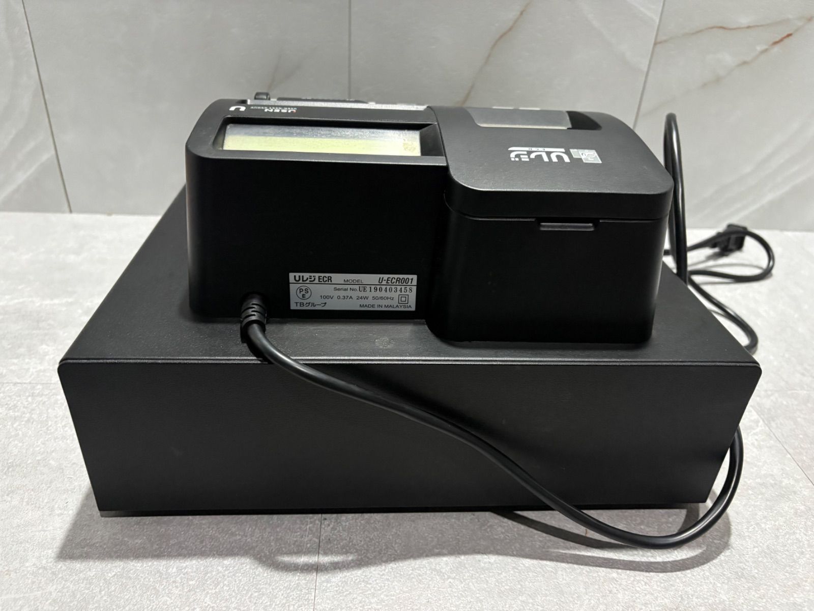 Uレジ USEN 電子レジスター U-ECR001 カギ付き 2019年製 箱付きです