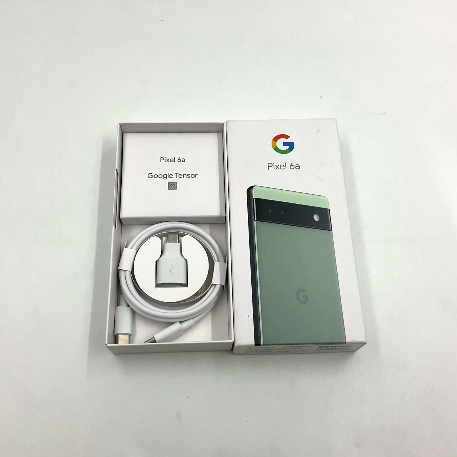 Google Pixel 6a 128GB Softbank SIMフリー 白ロム 動作確認済【全額