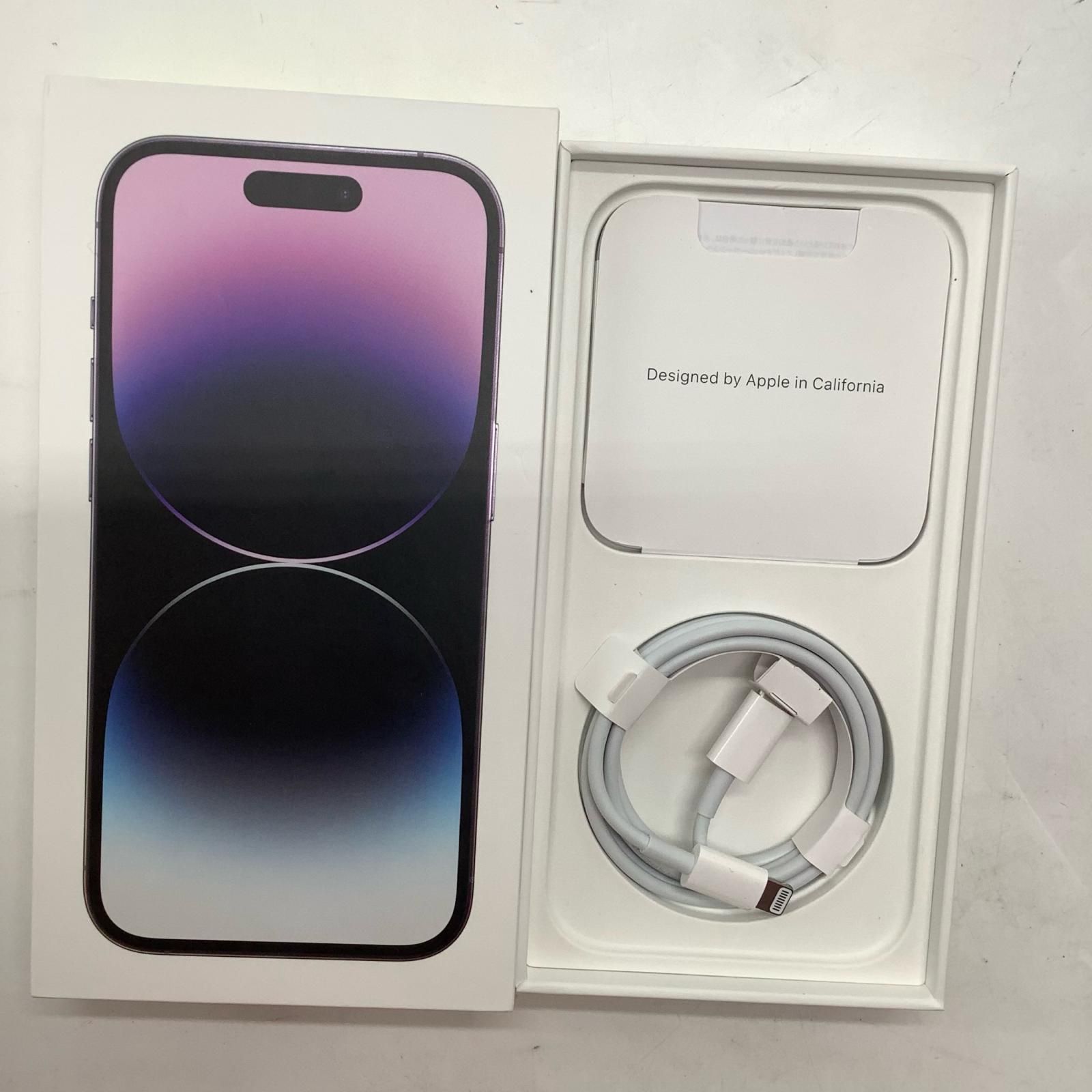 iPhone 14 Pro 1TB ディープパープル SIMフリー 白ロム 動作確認済 78 